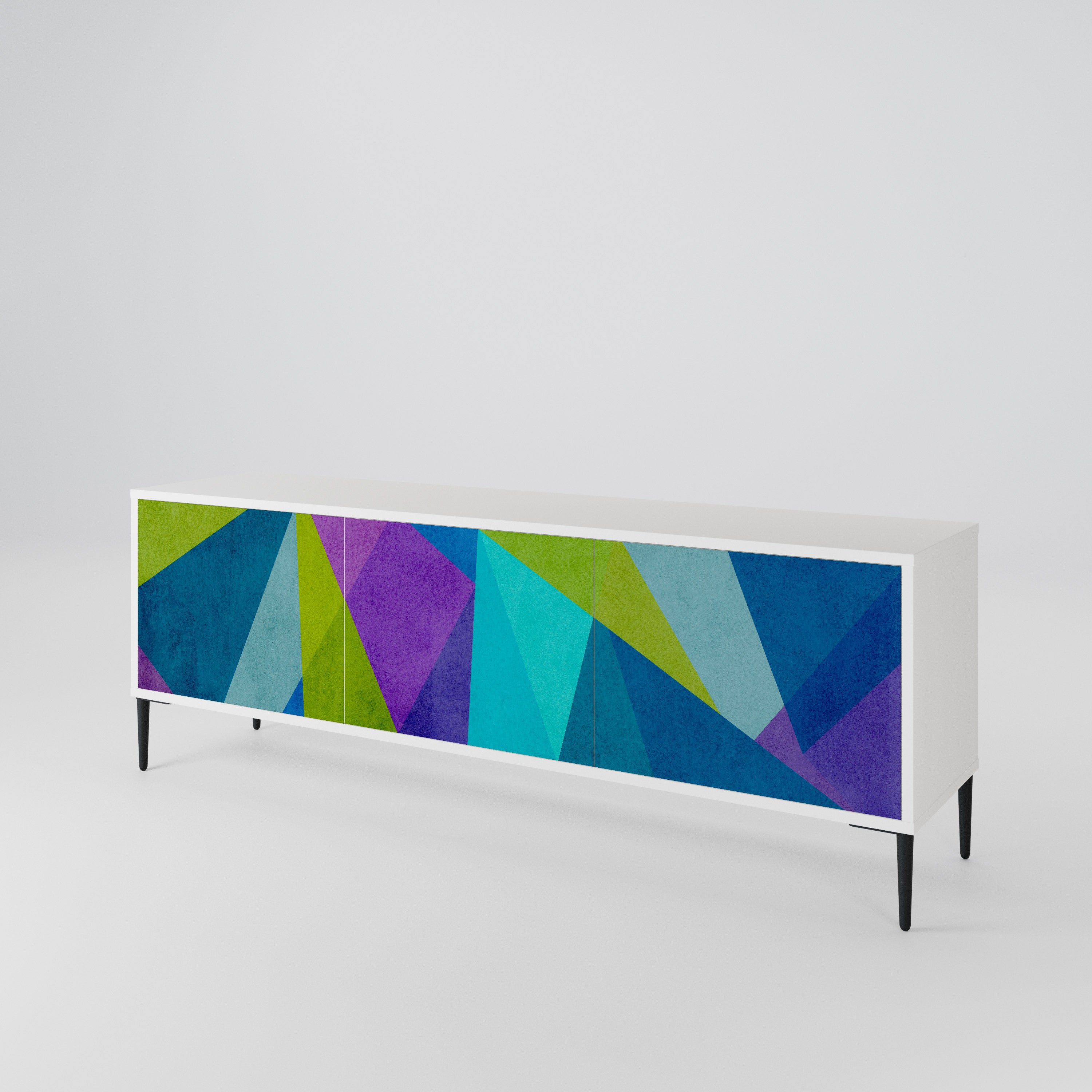 COLD SHOWCASE Mueble de TV de 3 Puertas
