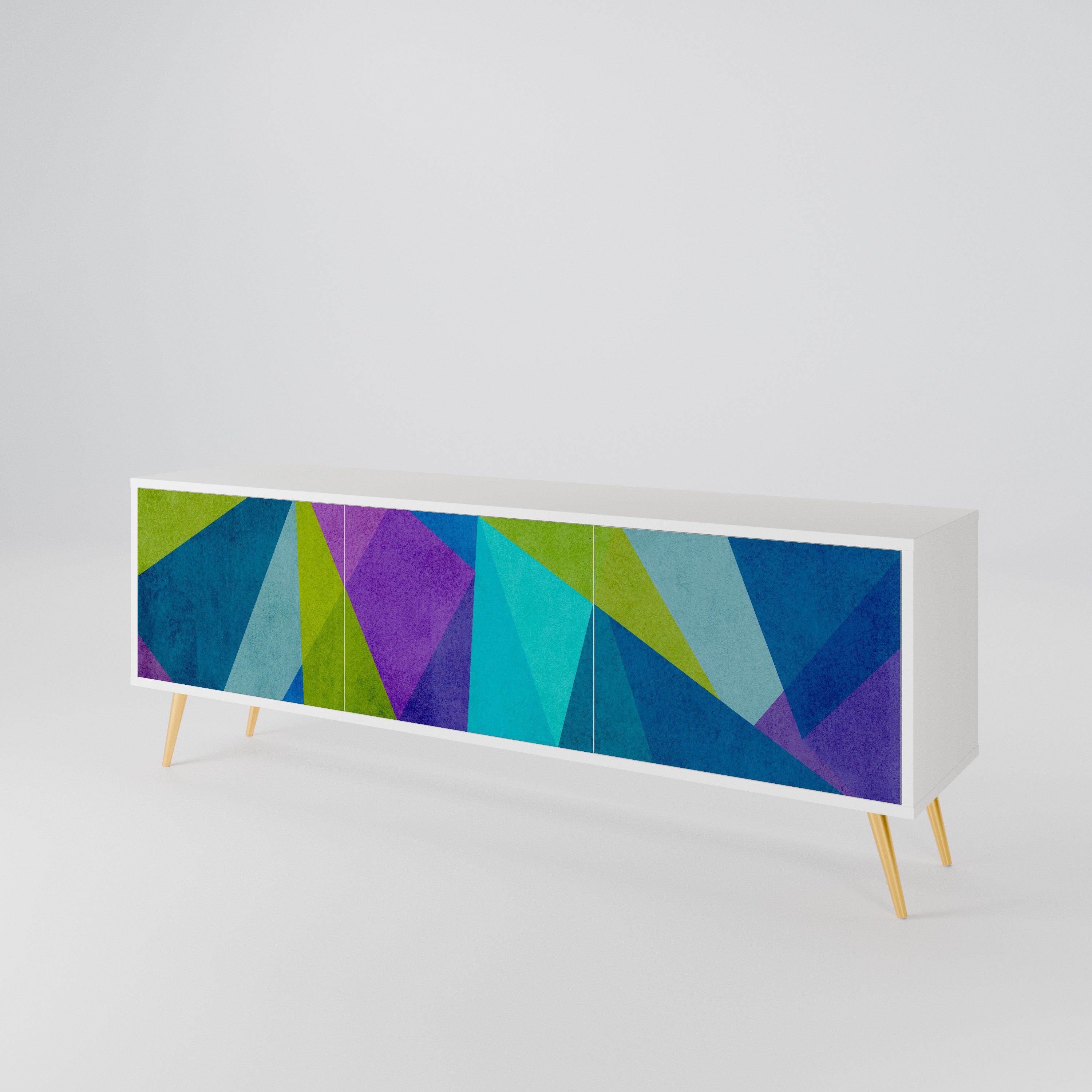 COLD SHOWCASE Mueble de TV de 3 Puertas