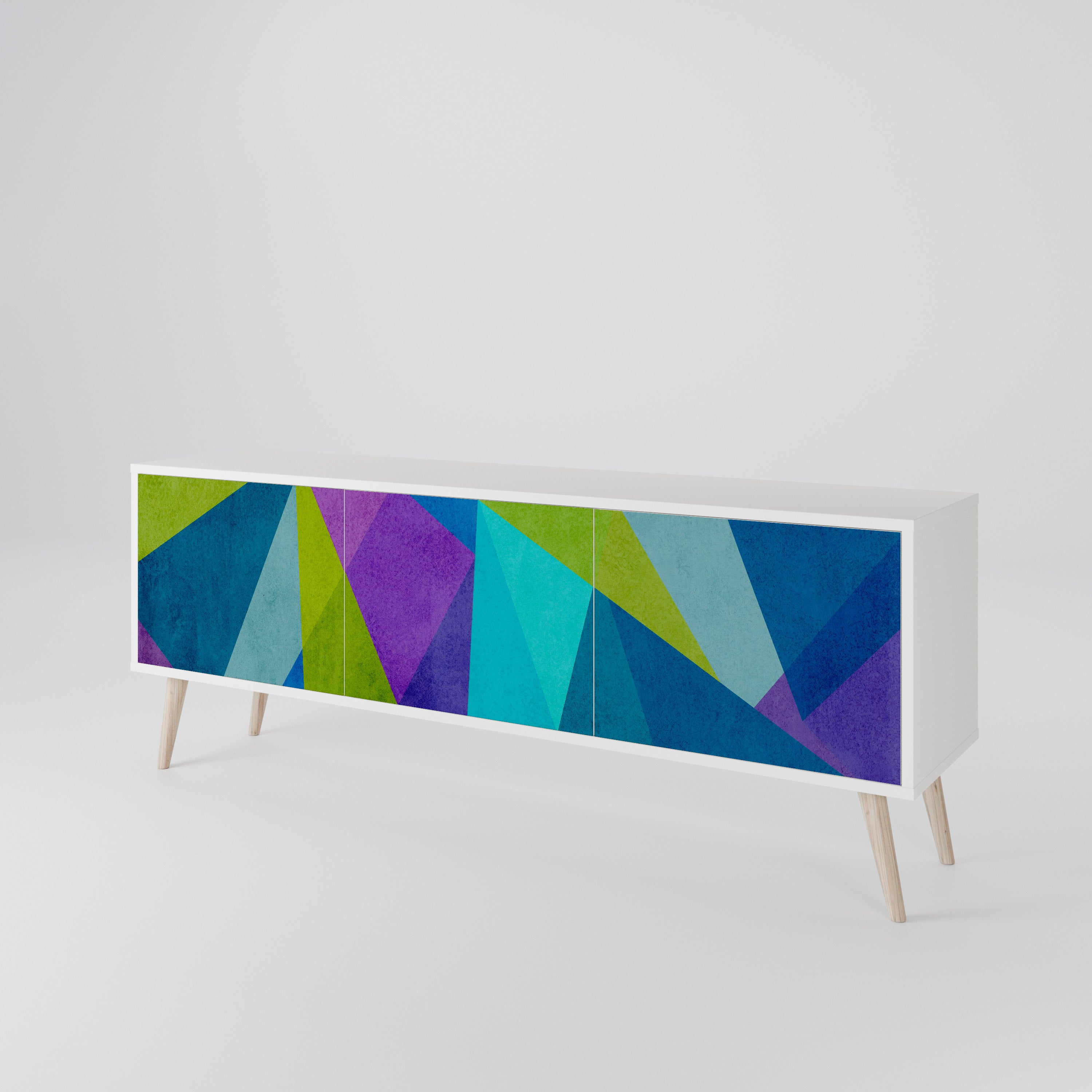 COLD SHOWCASE Mueble de TV de 3 Puertas