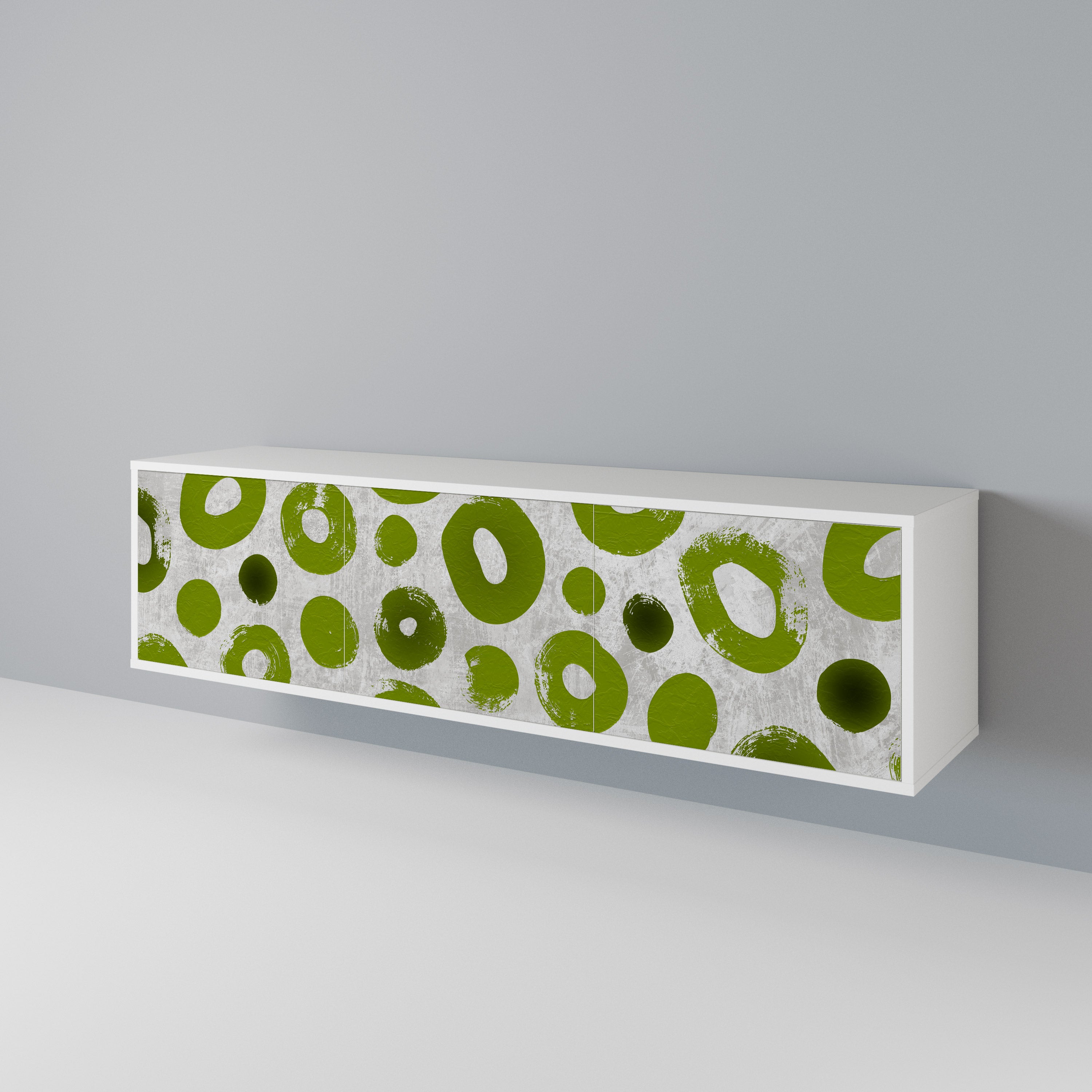 GREEN RHAPSODY Mueble de TV de 3 Puertas