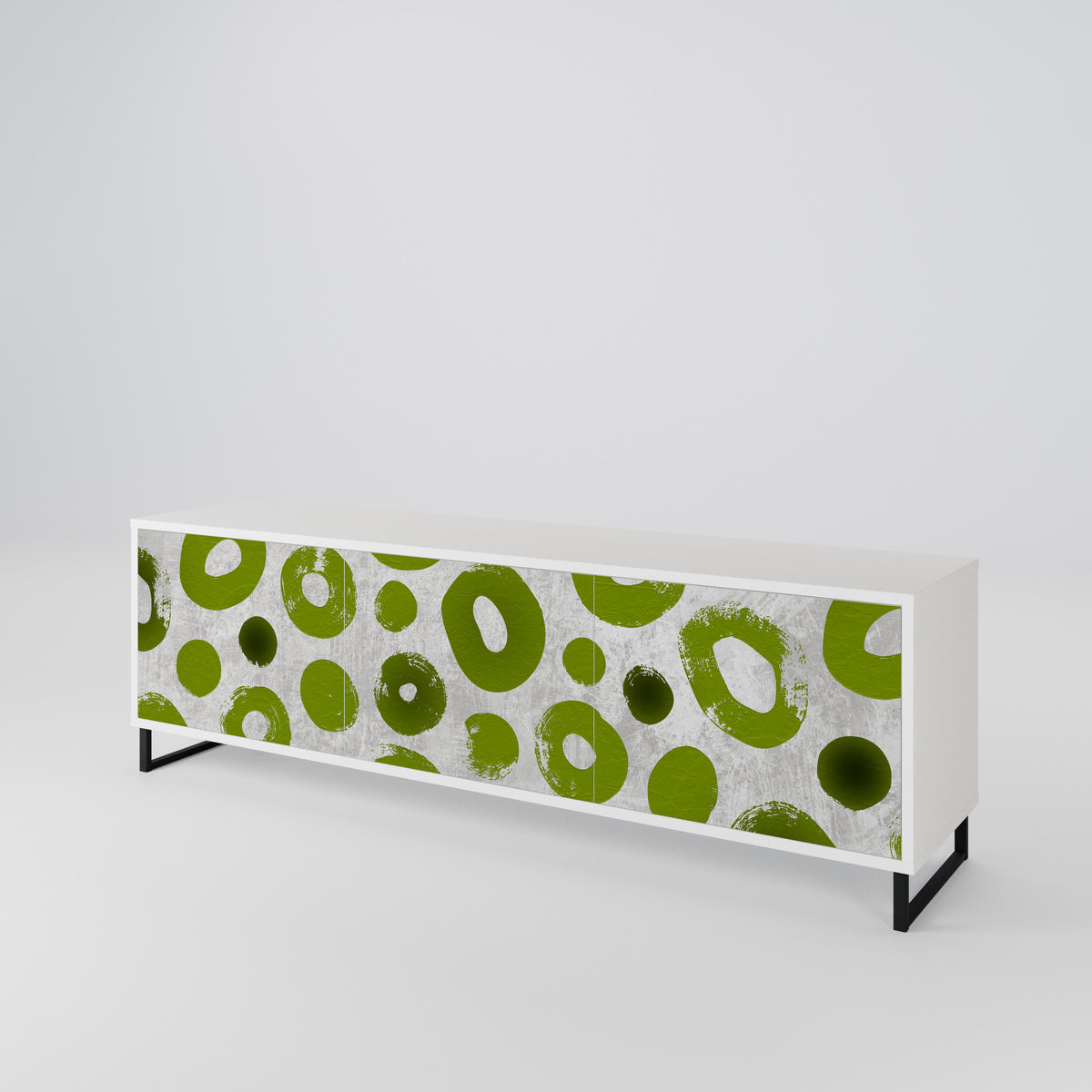 GREEN RHAPSODY 3-Door TV Cabinet