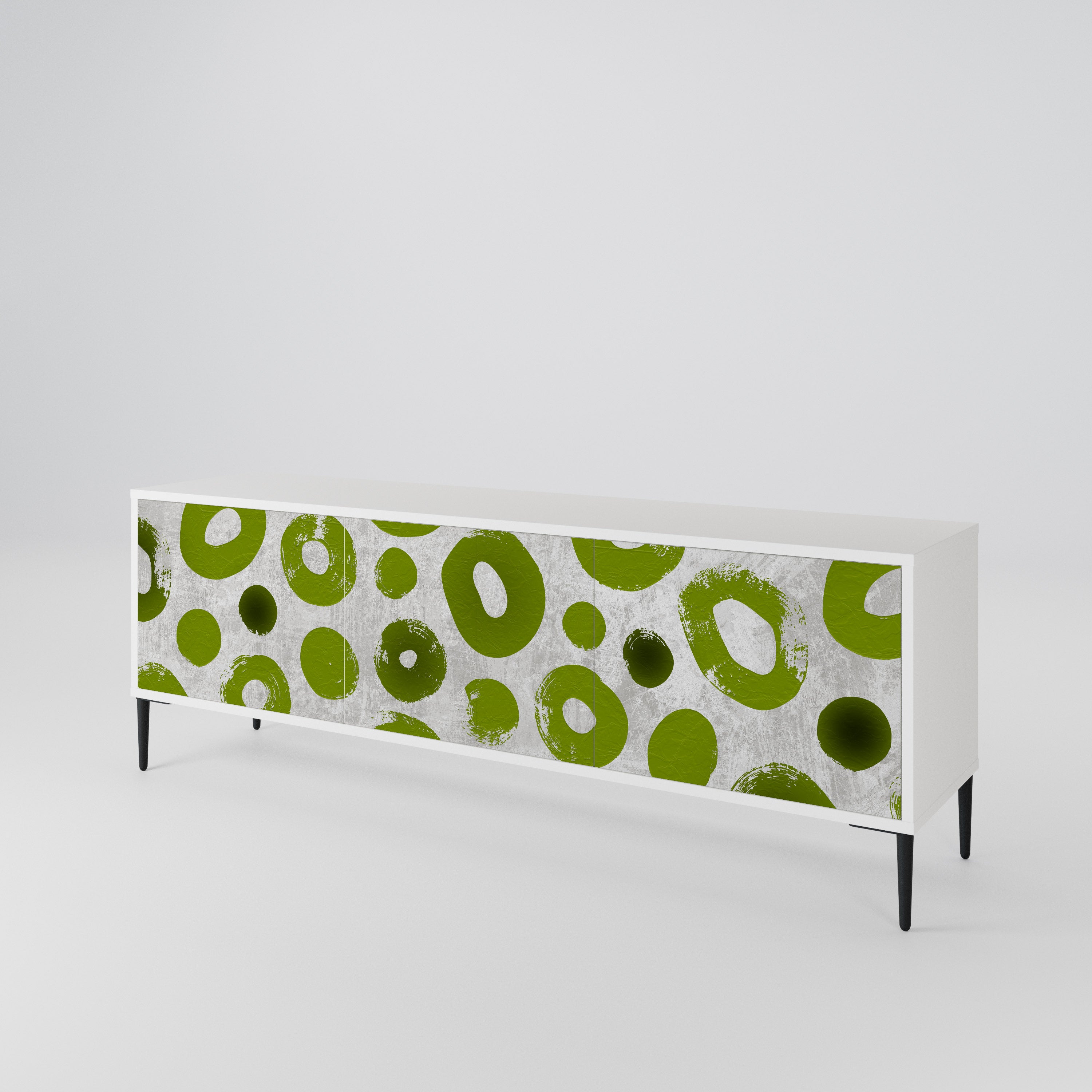 GREEN RHAPSODY Mueble de TV de 3 Puertas