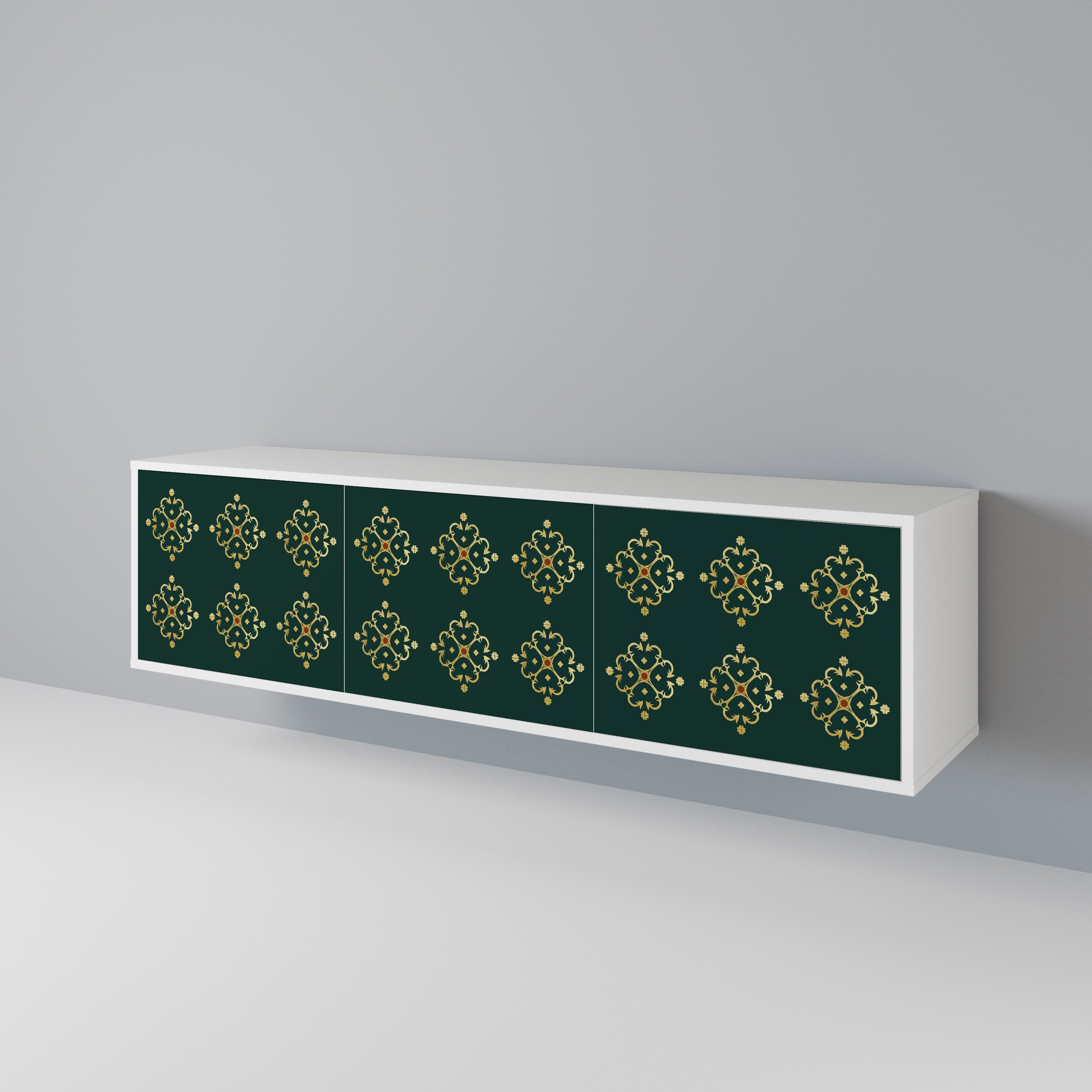 ROYAL MEDALLION Mueble de TV de 3 Puertas