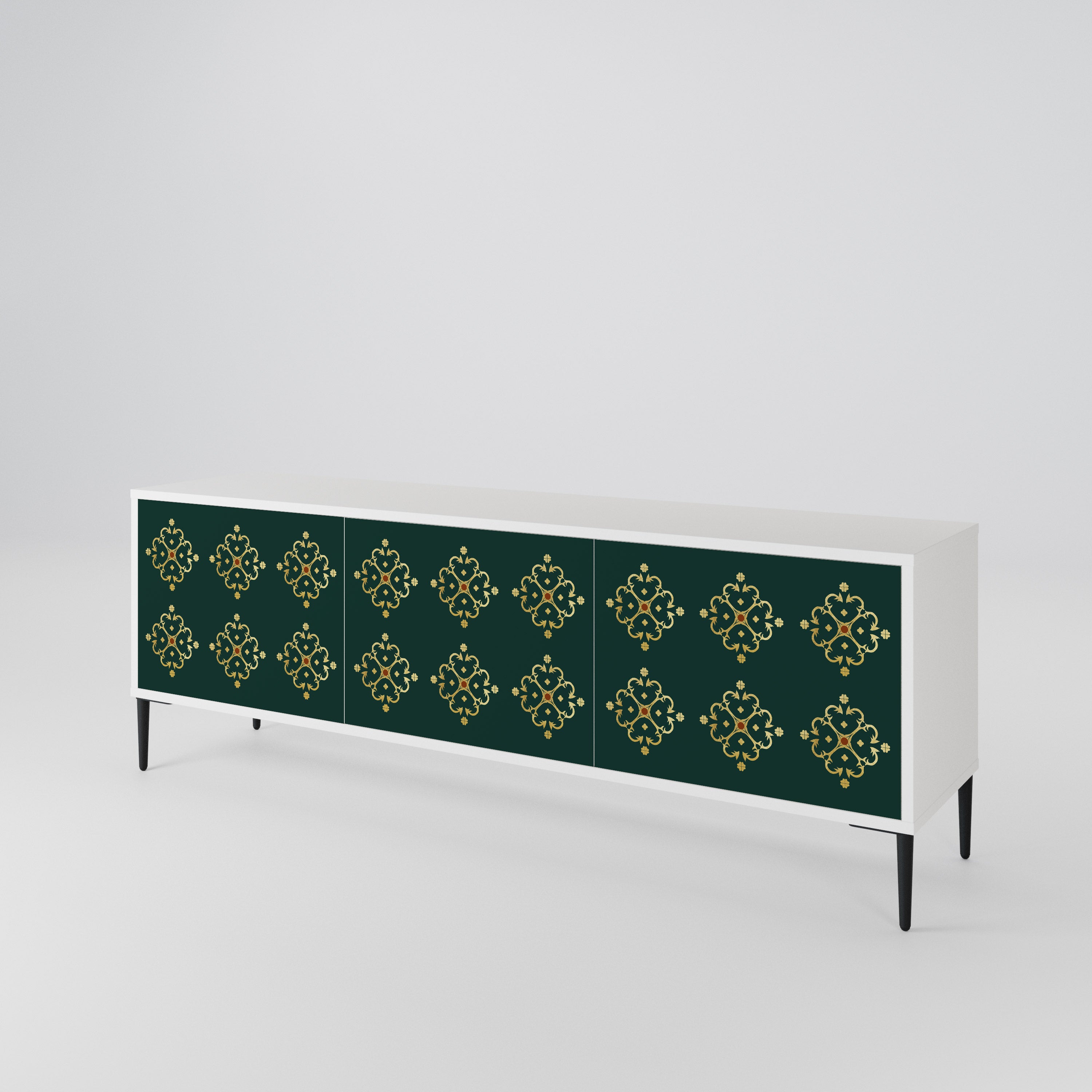 ROYAL MEDALLION Mueble de TV de 3 Puertas