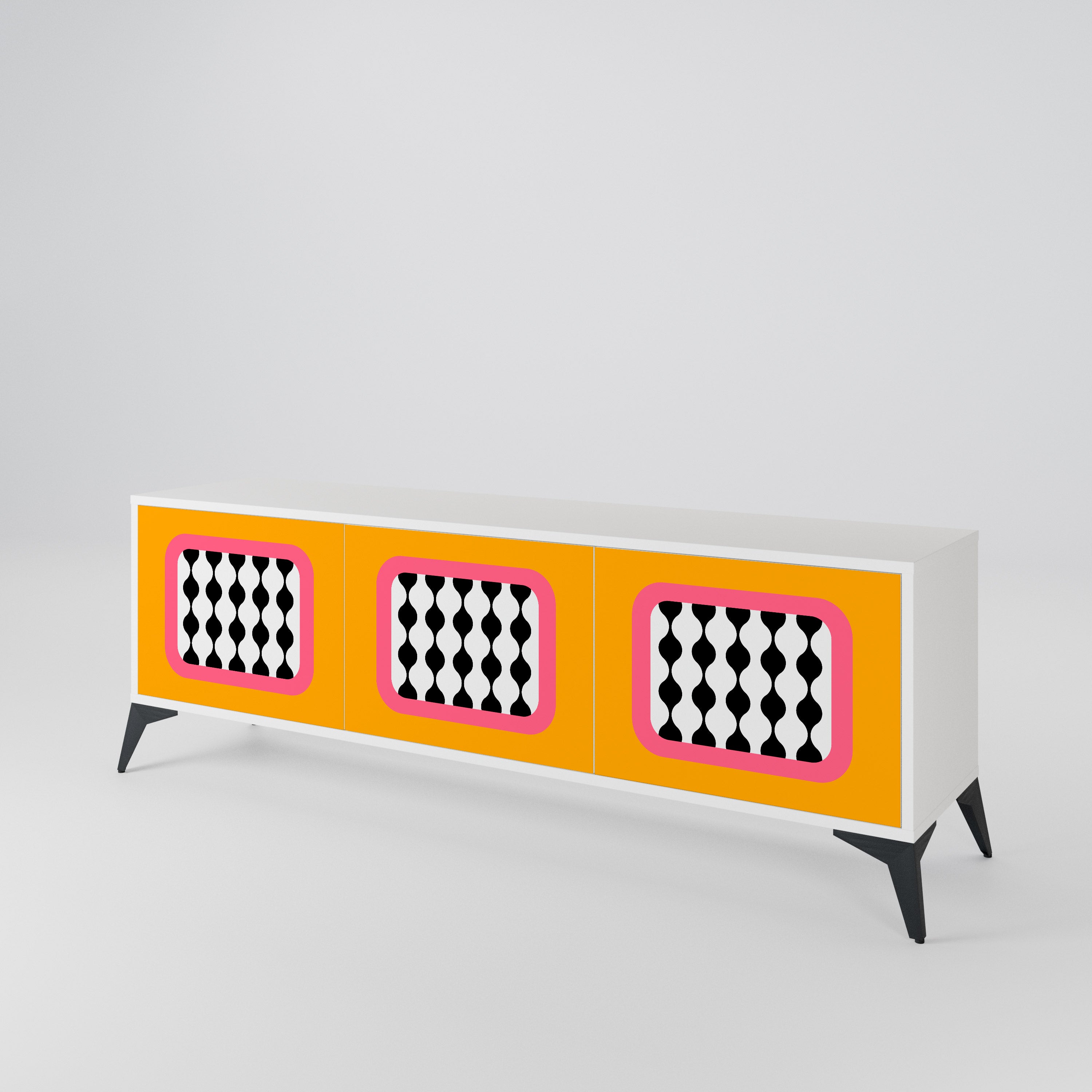 TEARS IN HEAVEN Mueble de TV de 3 Puertas