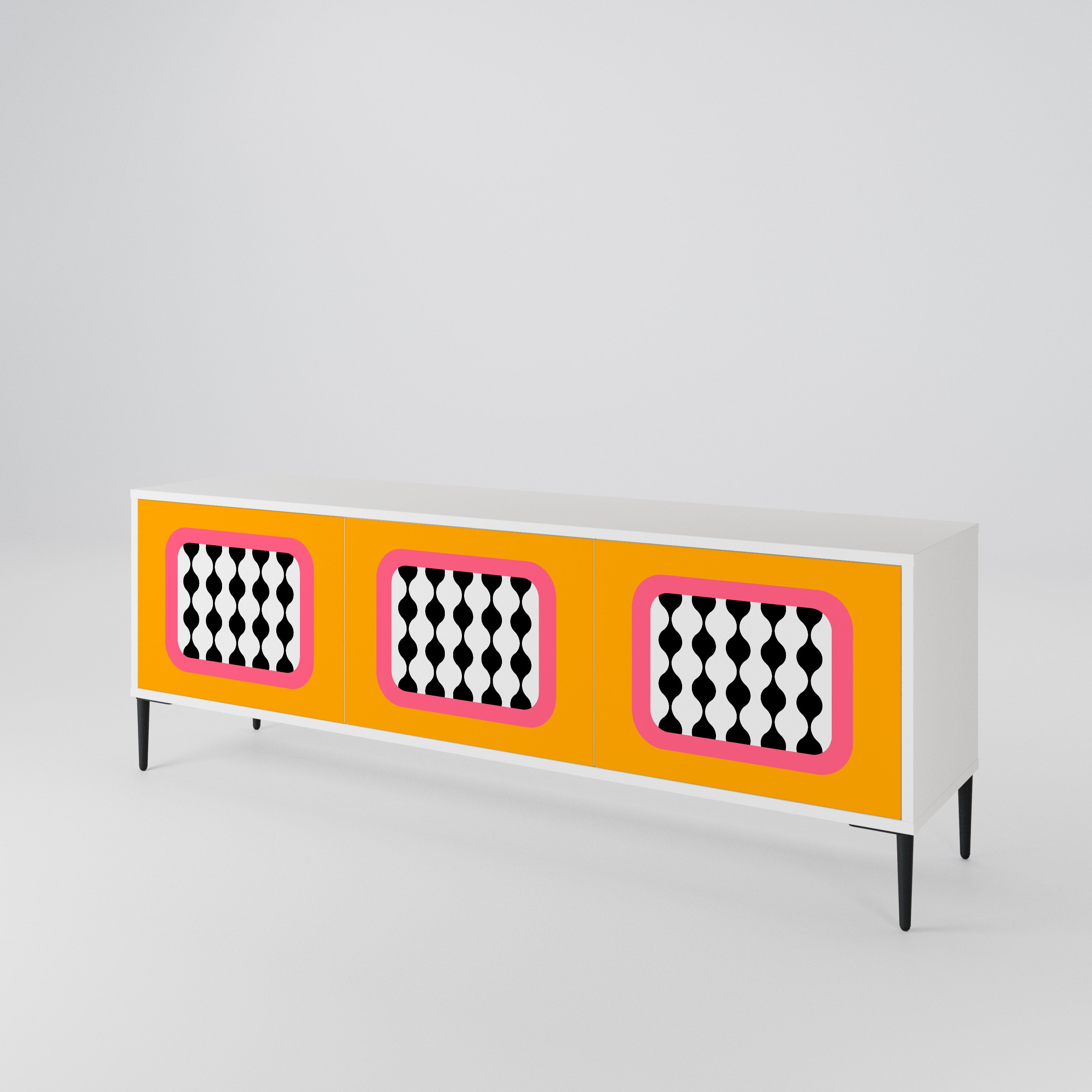 TEARS IN HEAVEN Mueble de TV de 3 Puertas