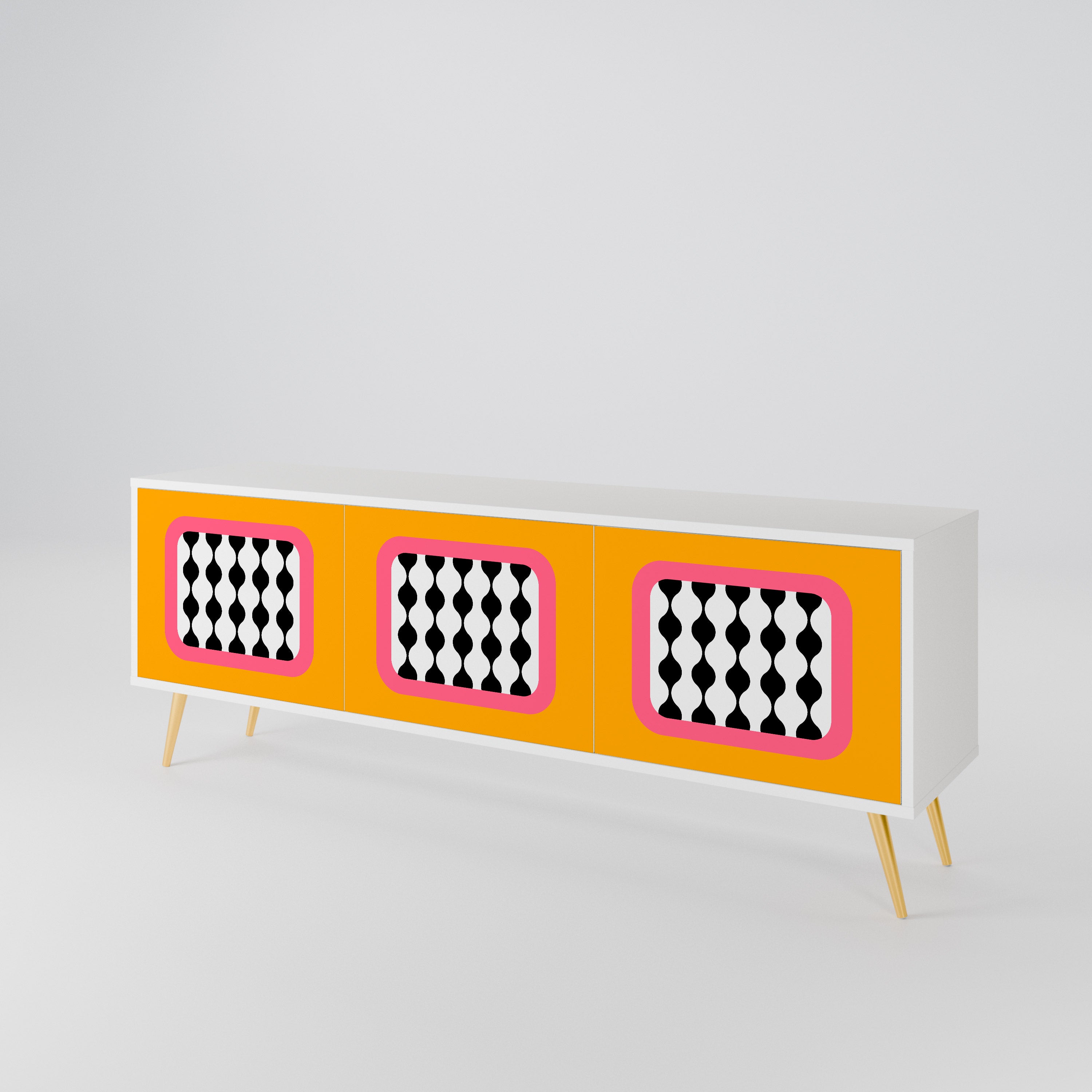 TEARS IN HEAVEN Mueble de TV de 3 Puertas