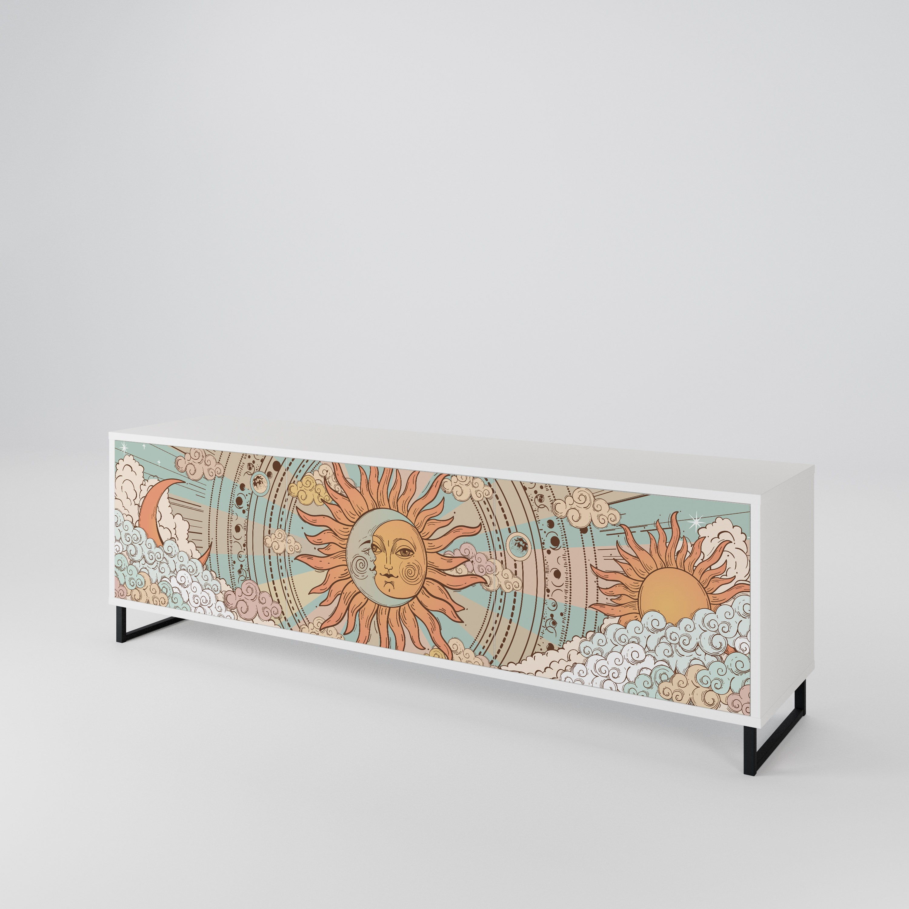 MYSTICAL STRUCTURE Mueble de TV de 3 Puertas