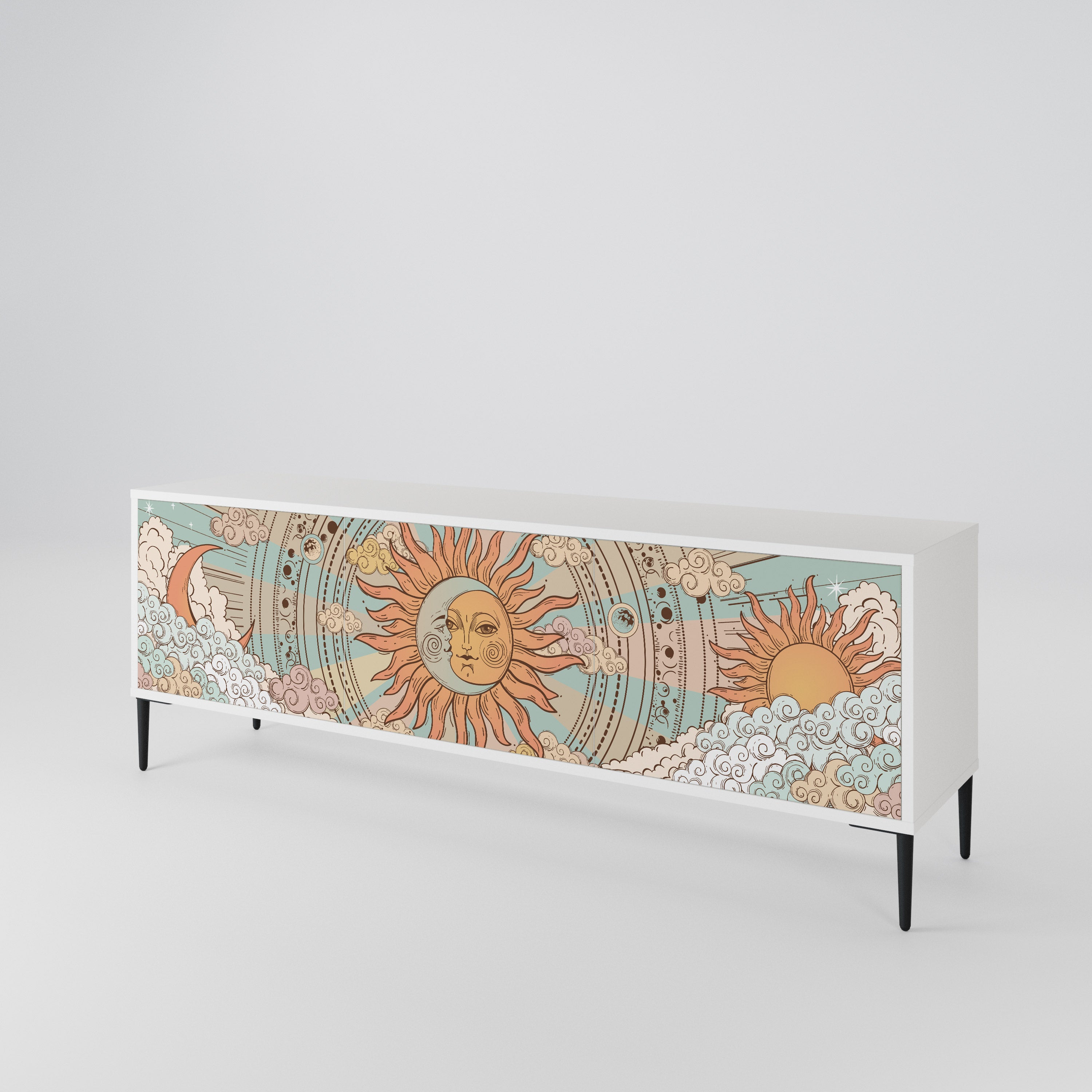 MYSTICAL STRUCTURE Mueble de TV de 3 Puertas