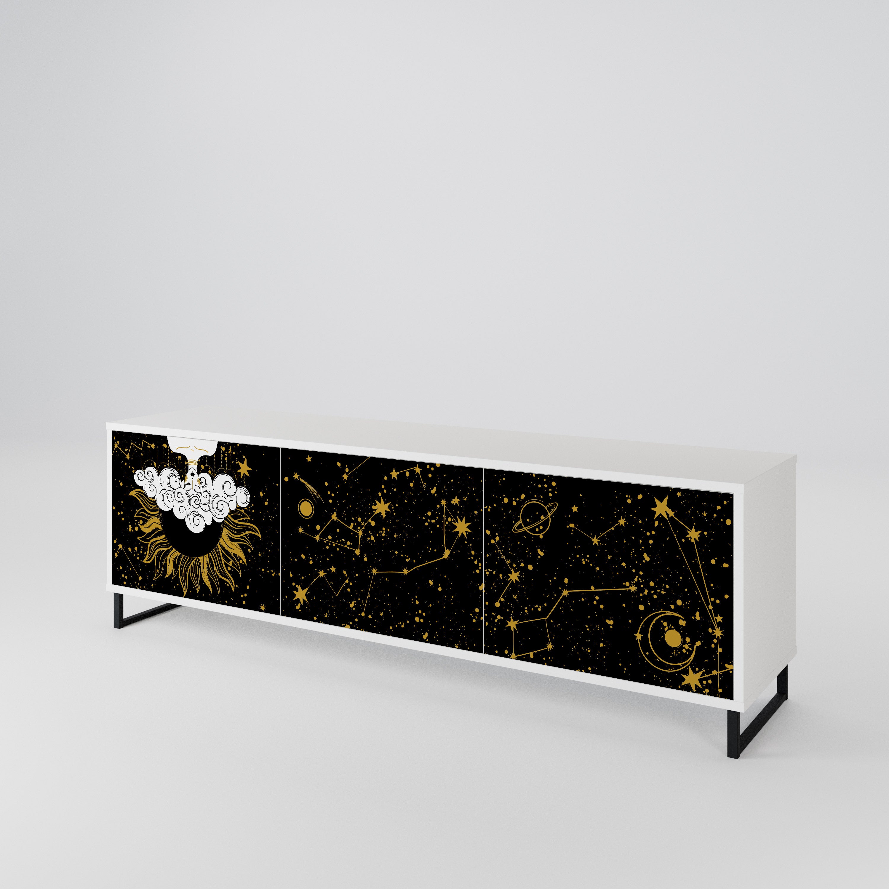 STELLAR CONSTELLATIONS Mueble de TV de 3 Puertas