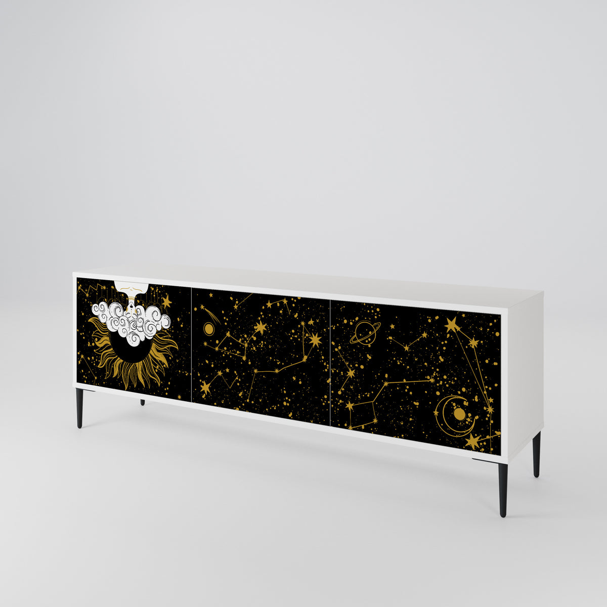 STELLAR CONSTELLATIONS Móvel de TV de 3 Portas