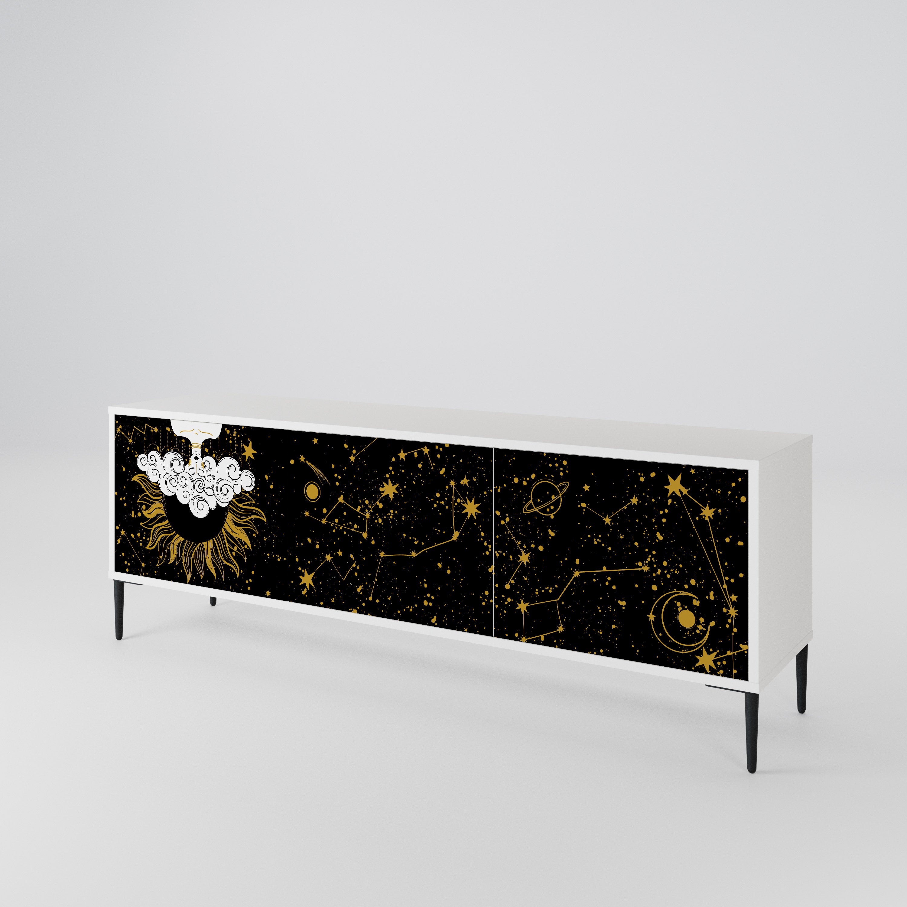STELLAR CONSTELLATIONS Mueble de TV de 3 Puertas