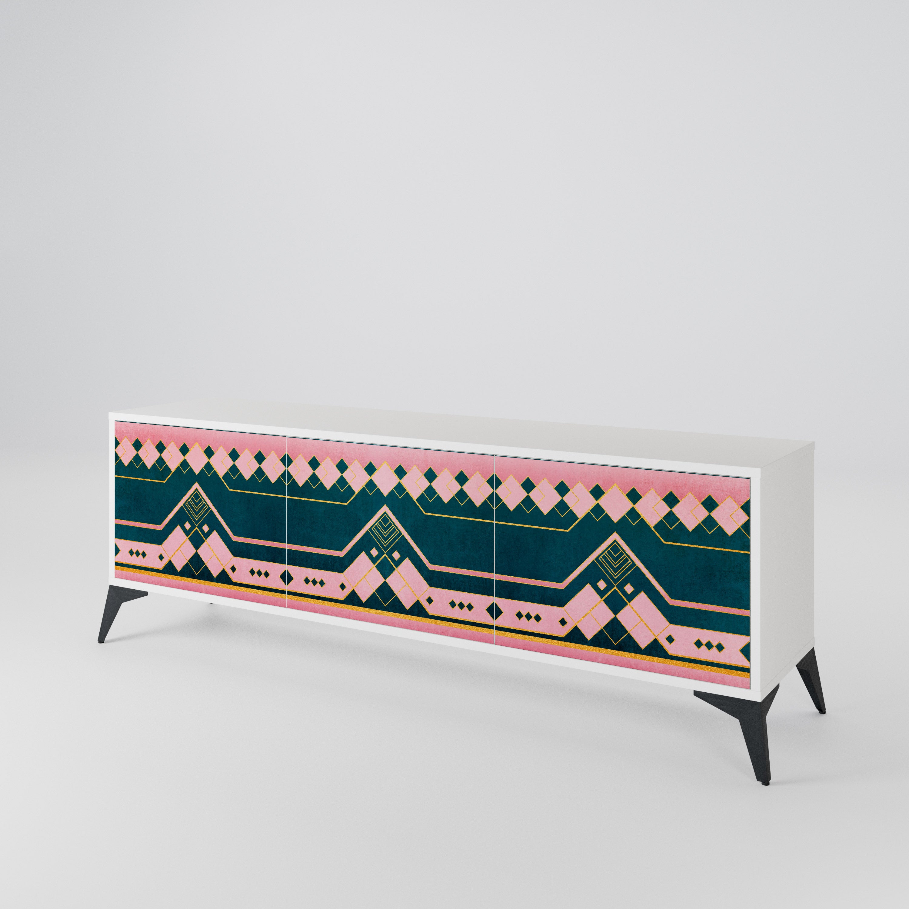 ROYAL COMPOSITION Mueble de TV de 3 Puertas