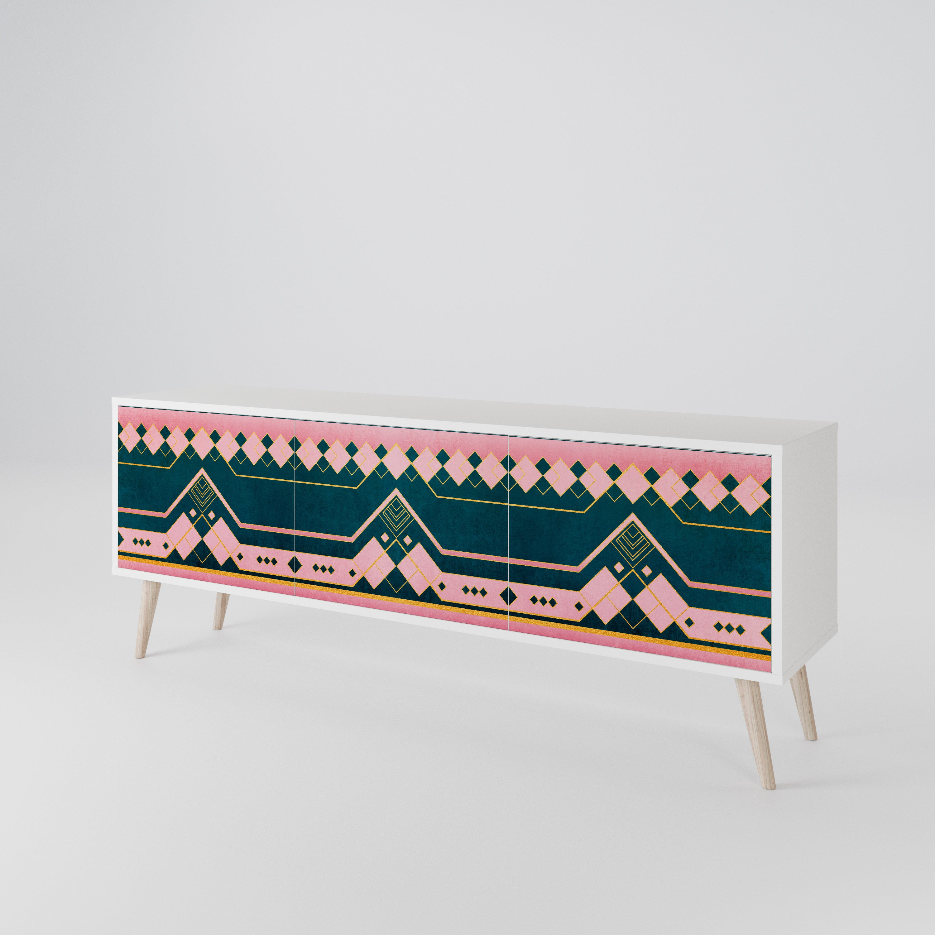 ROYAL COMPOSITION Mueble de TV de 3 Puertas