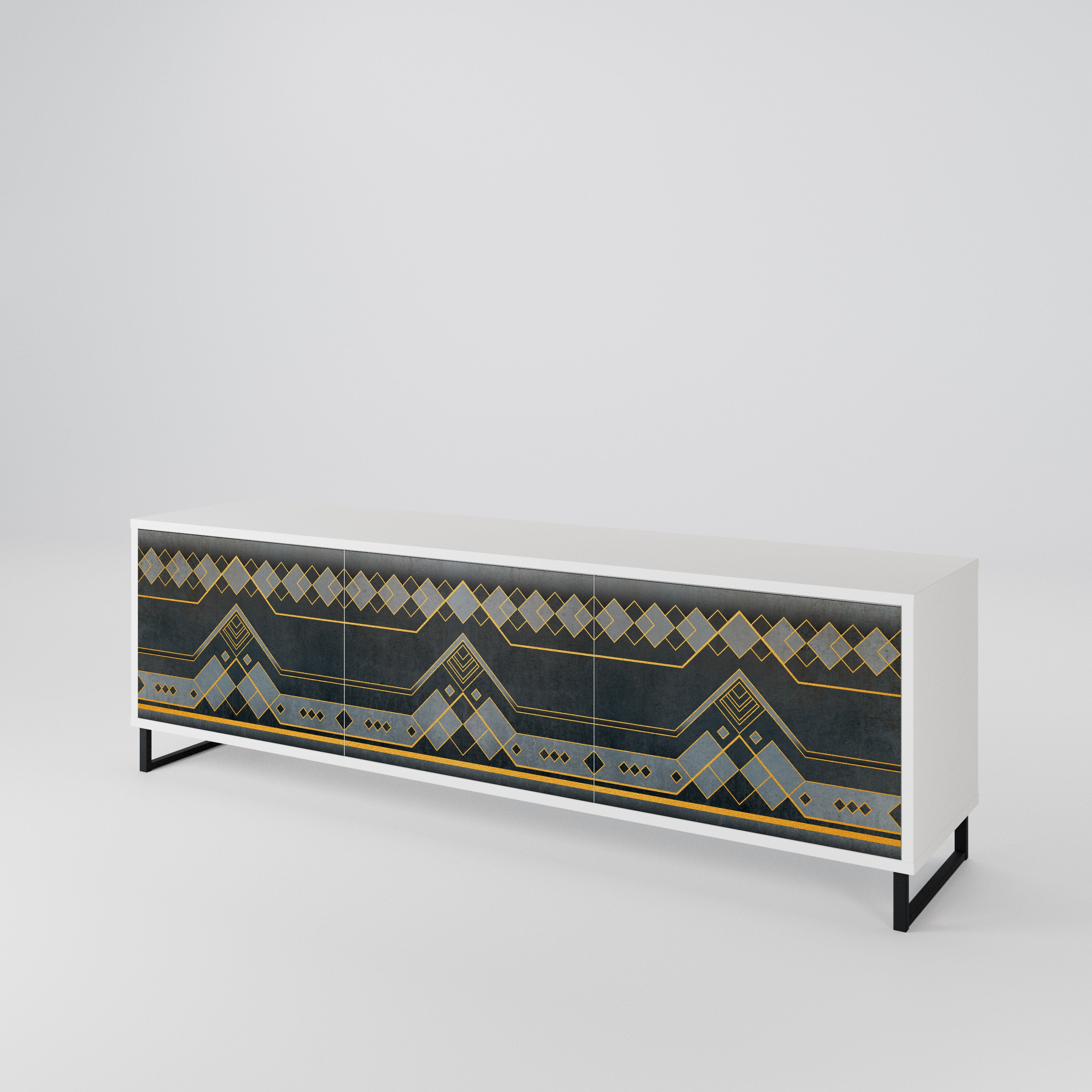 ROYAL ORDINARINESS Mueble de TV de 3 Puertas