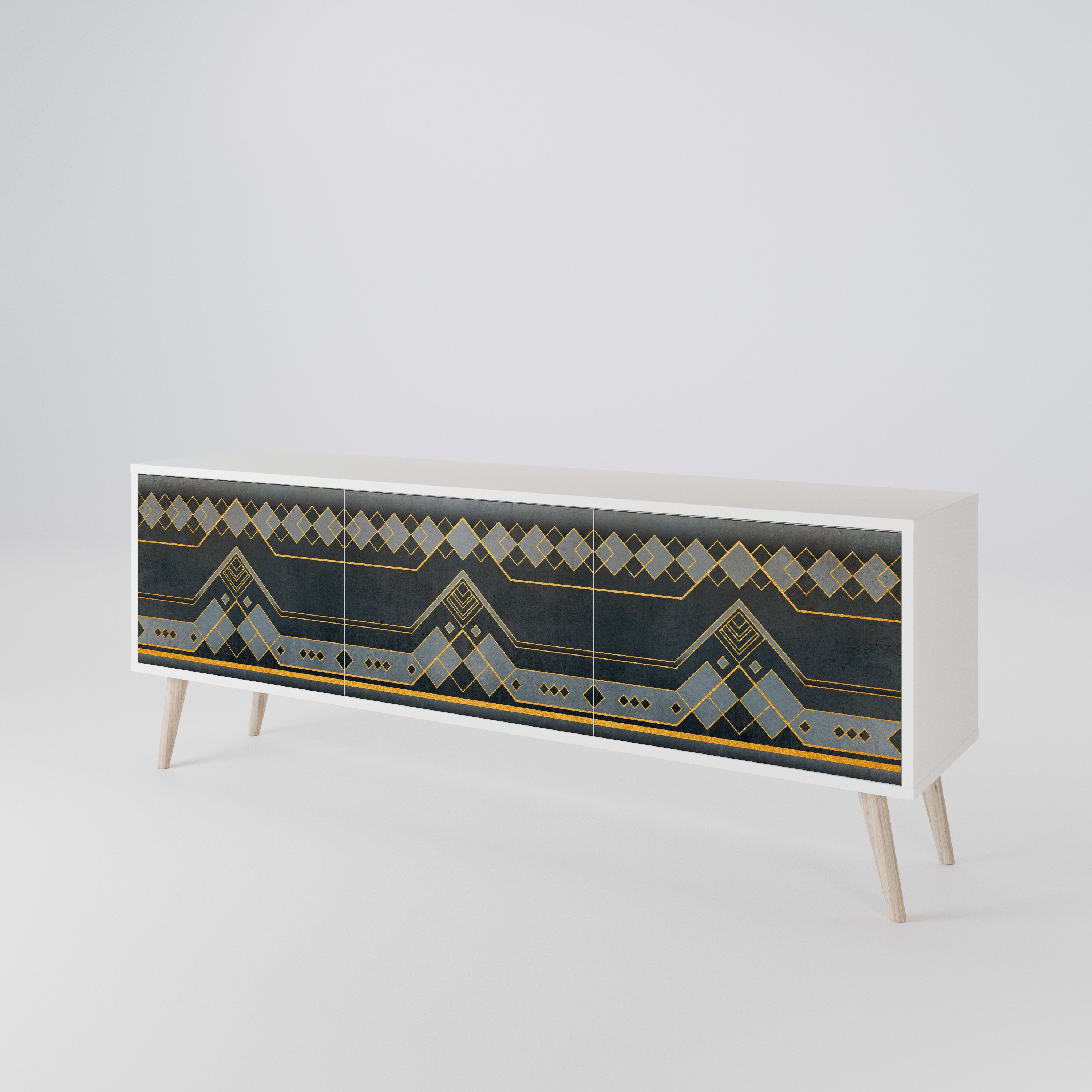 ROYAL ORDINARINESS Mueble de TV de 3 Puertas
