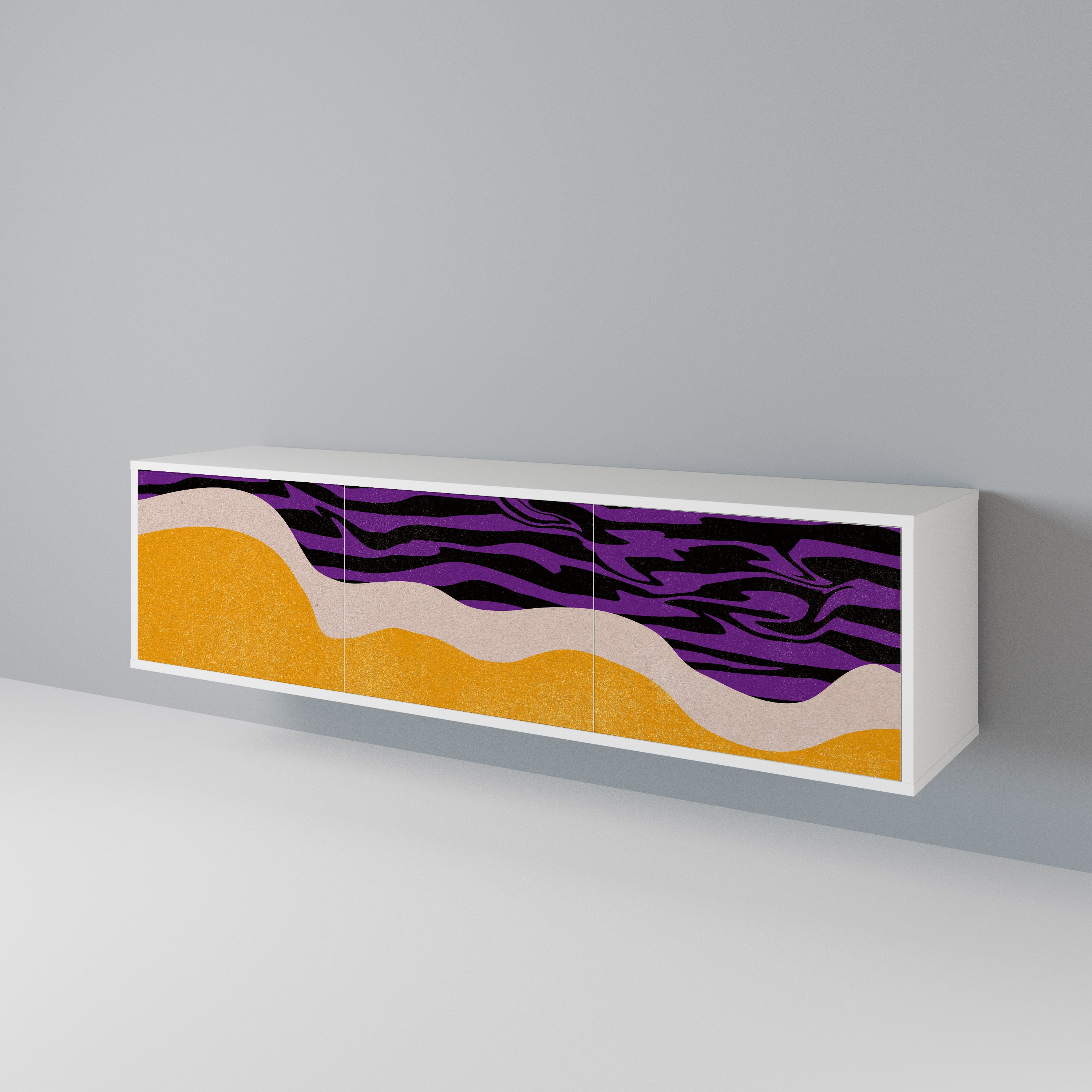 INDEPENDENT BORDER Mueble de TV de 3 Puertas