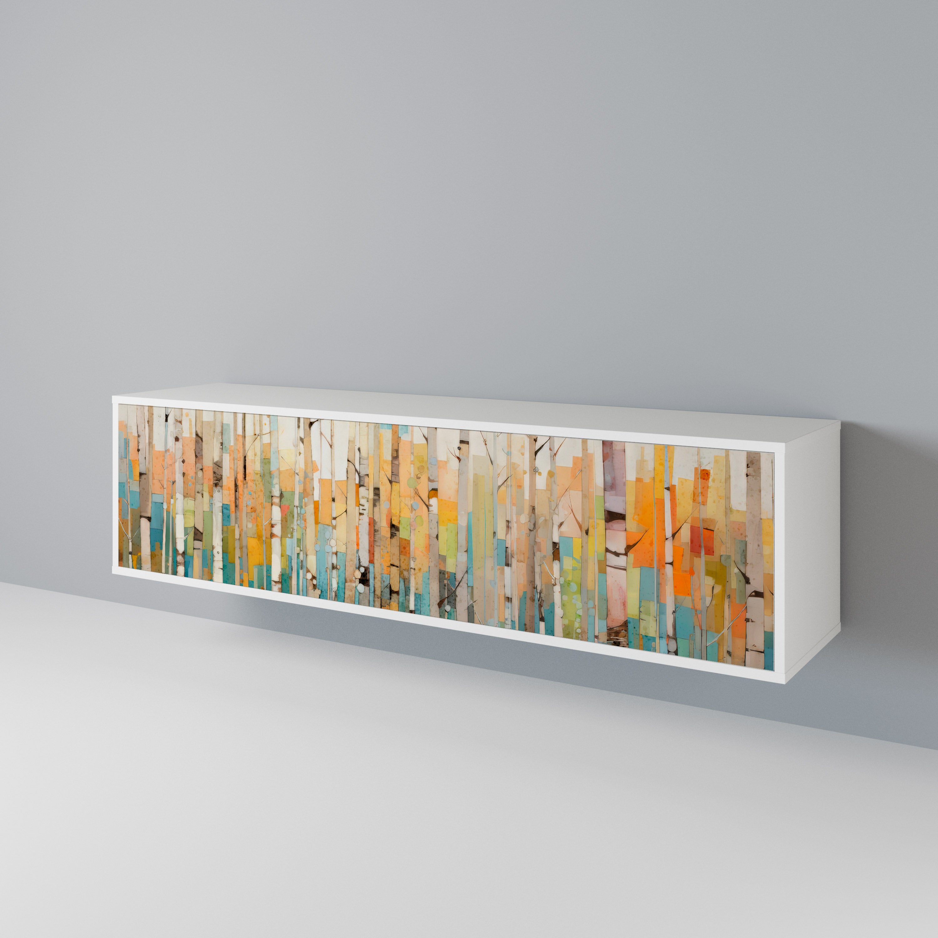 BIRCH KALEIDOSCOPE Mueble de TV de 3 Puertas