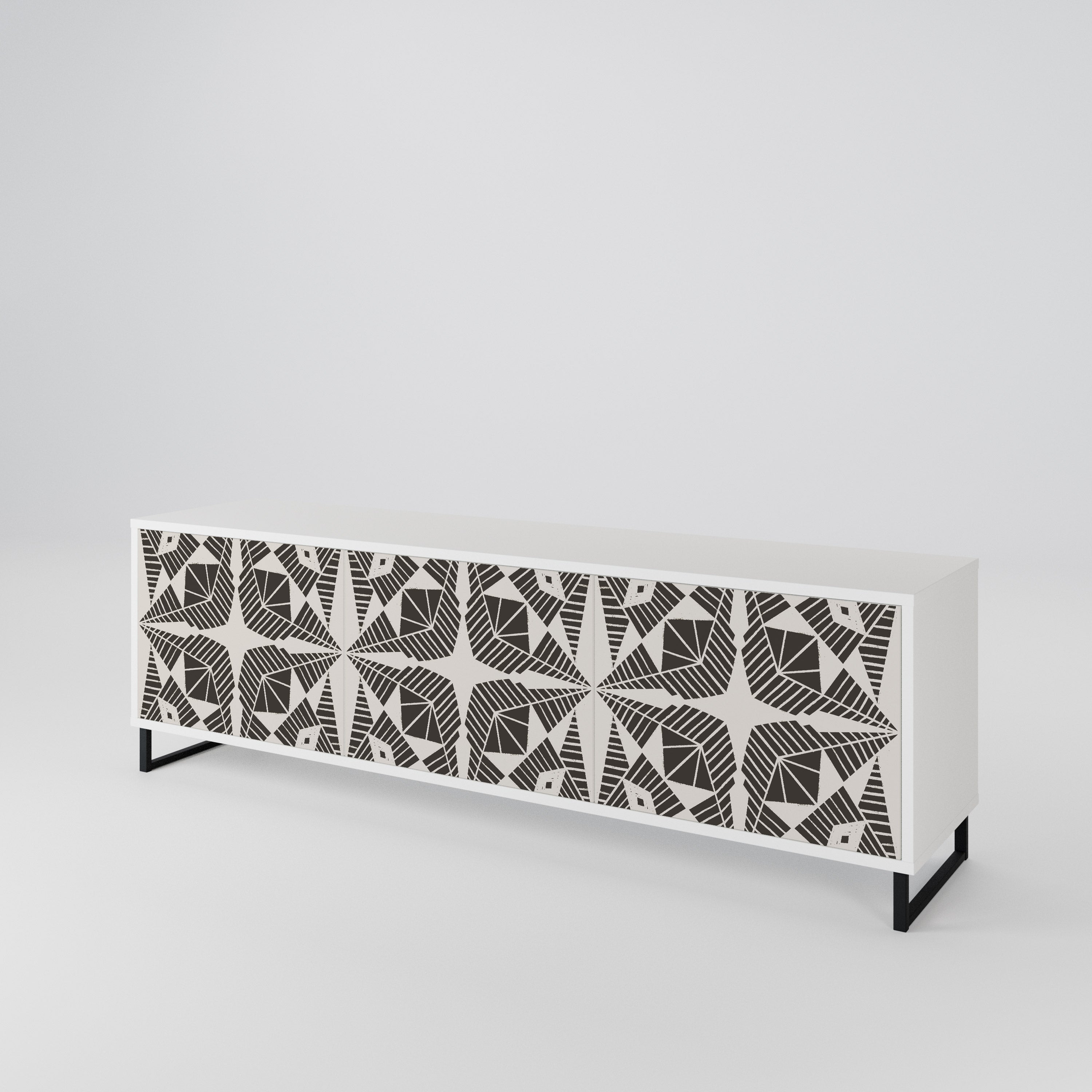 MONOCHROME NEXUS Mueble de TV de 3 Puertas