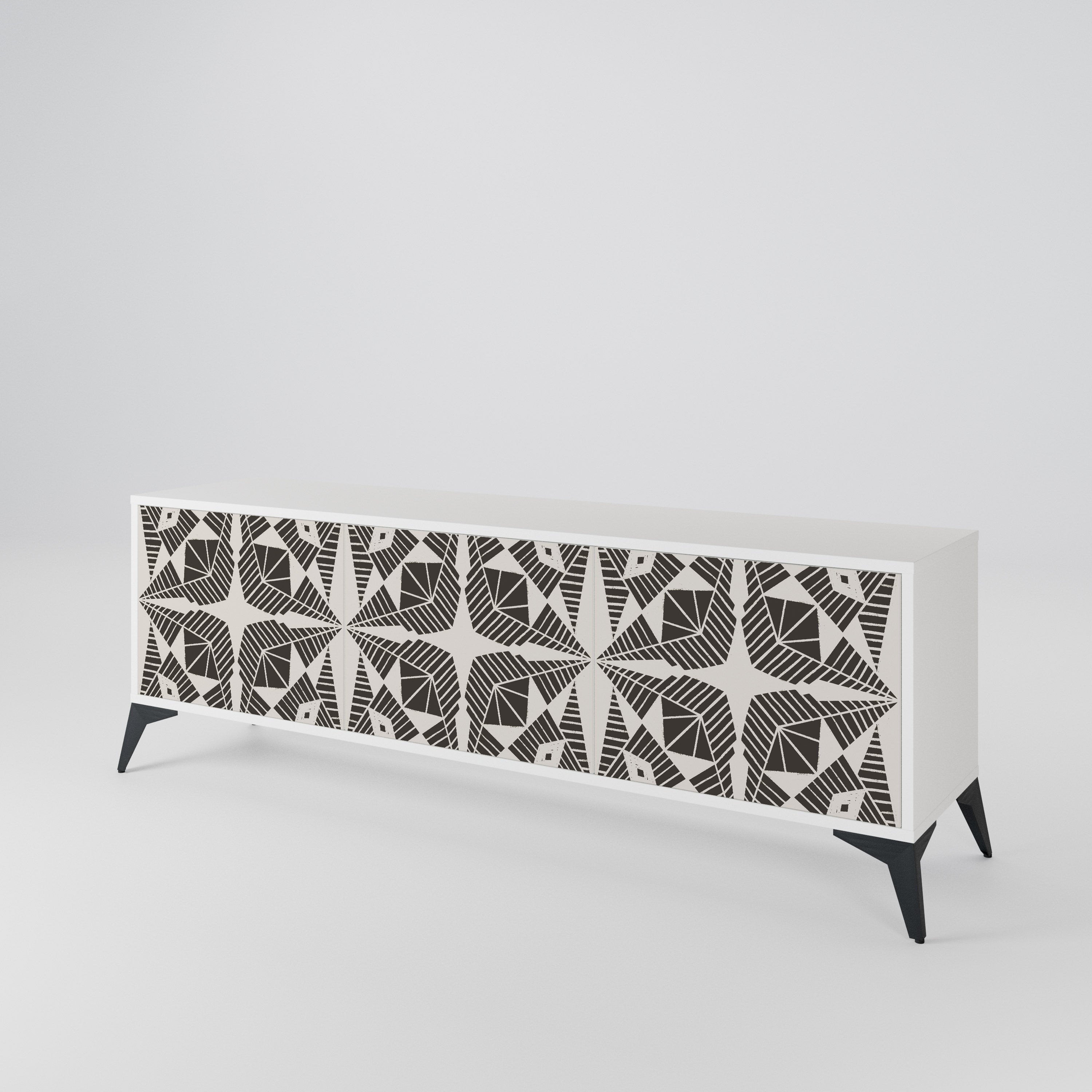 MONOCHROME NEXUS Mueble de TV de 3 Puertas