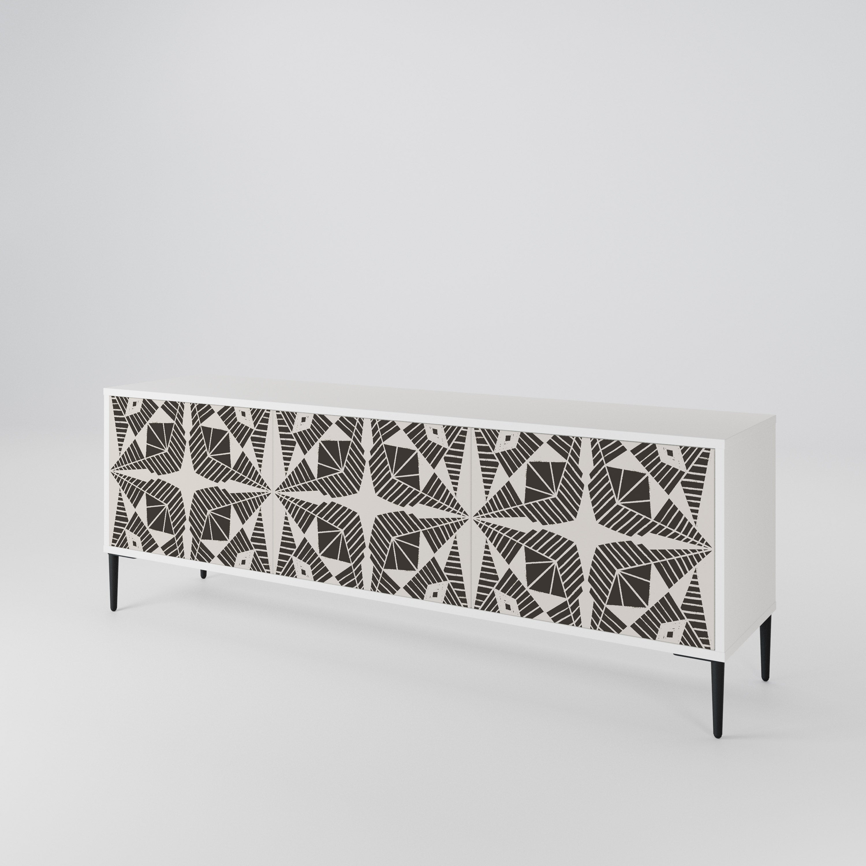 MONOCHROME NEXUS Mueble de TV de 3 Puertas
