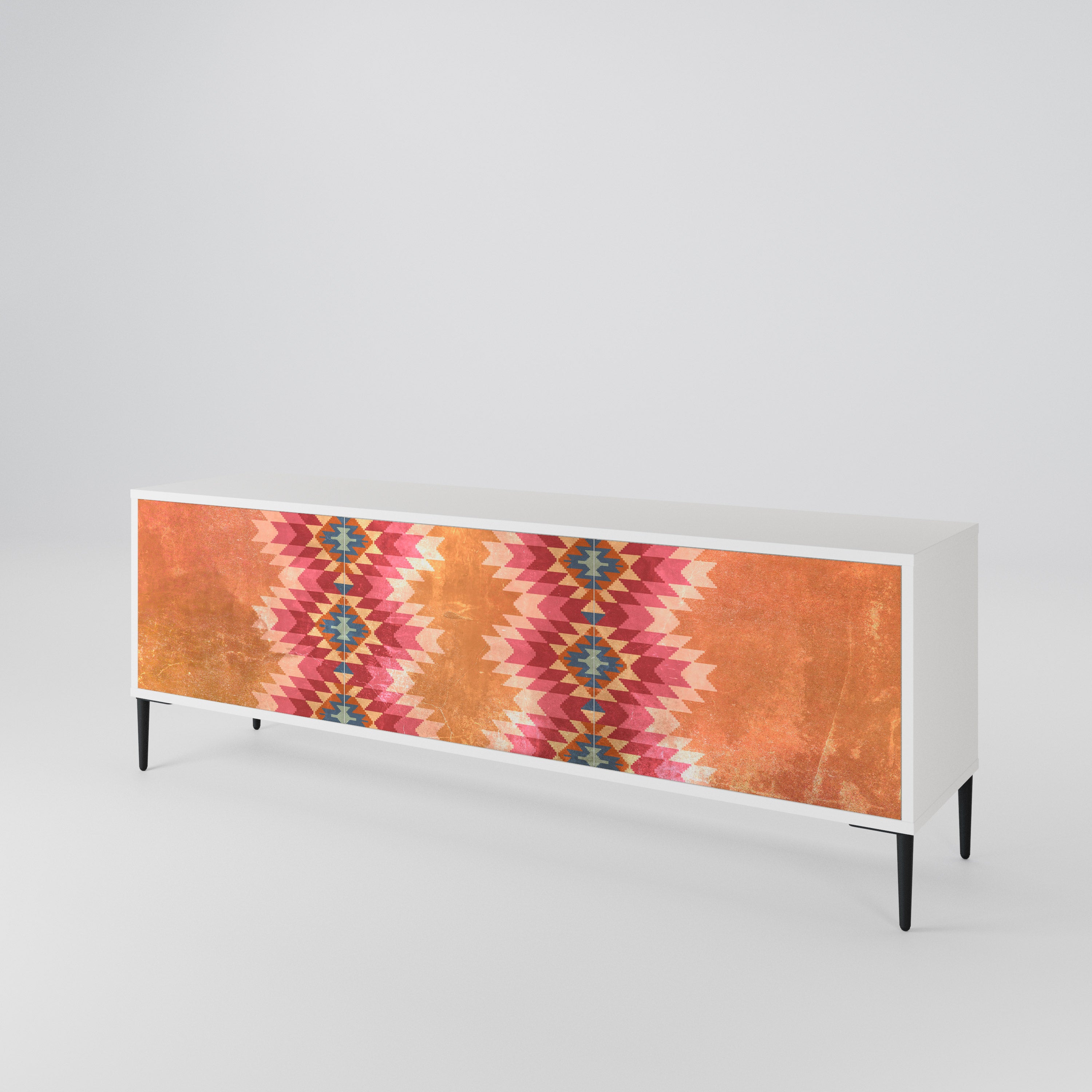 INDIAN FOLK Mueble de TV de 3 Puertas