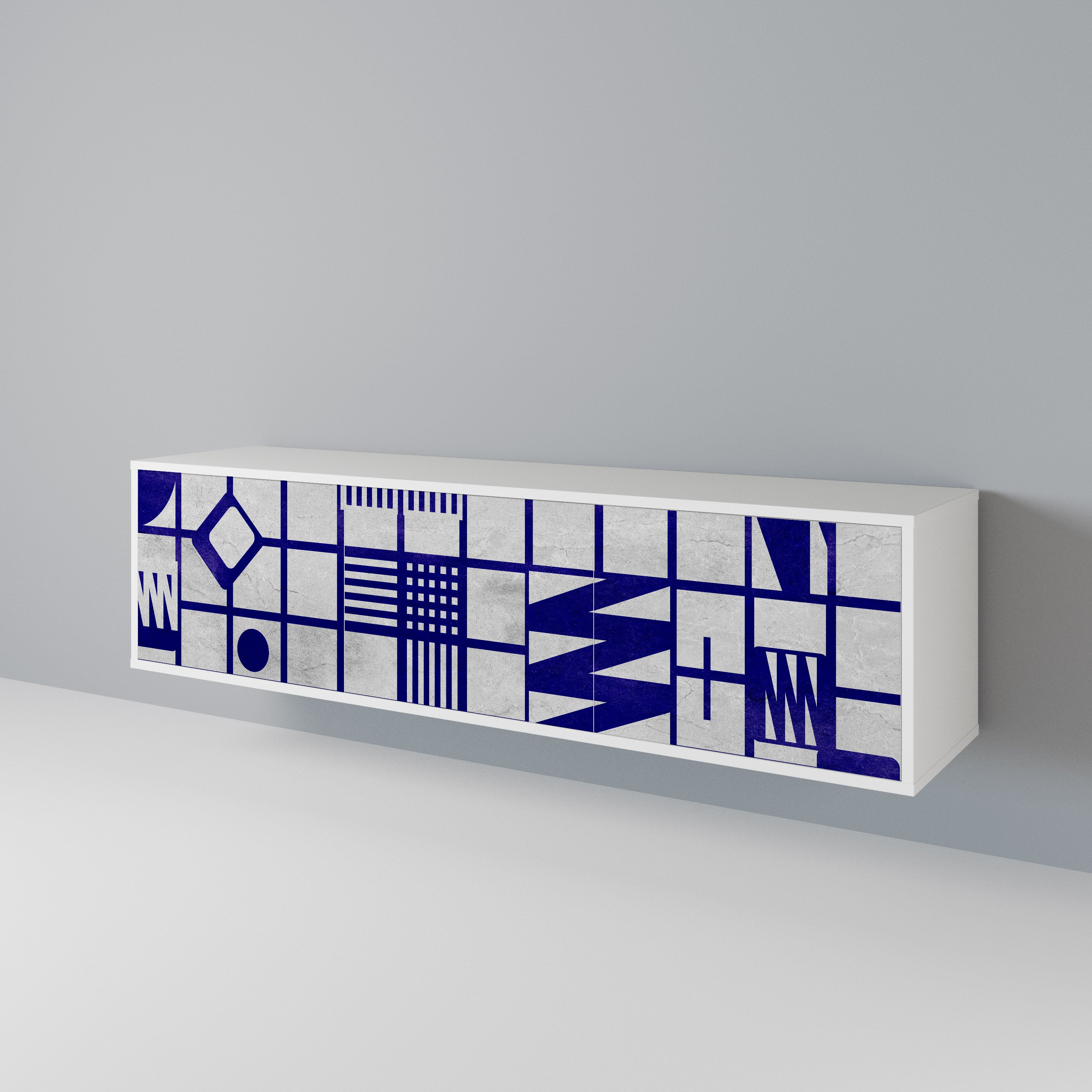 THE RIGHT PLACES Mueble de TV de 3 Puertas
