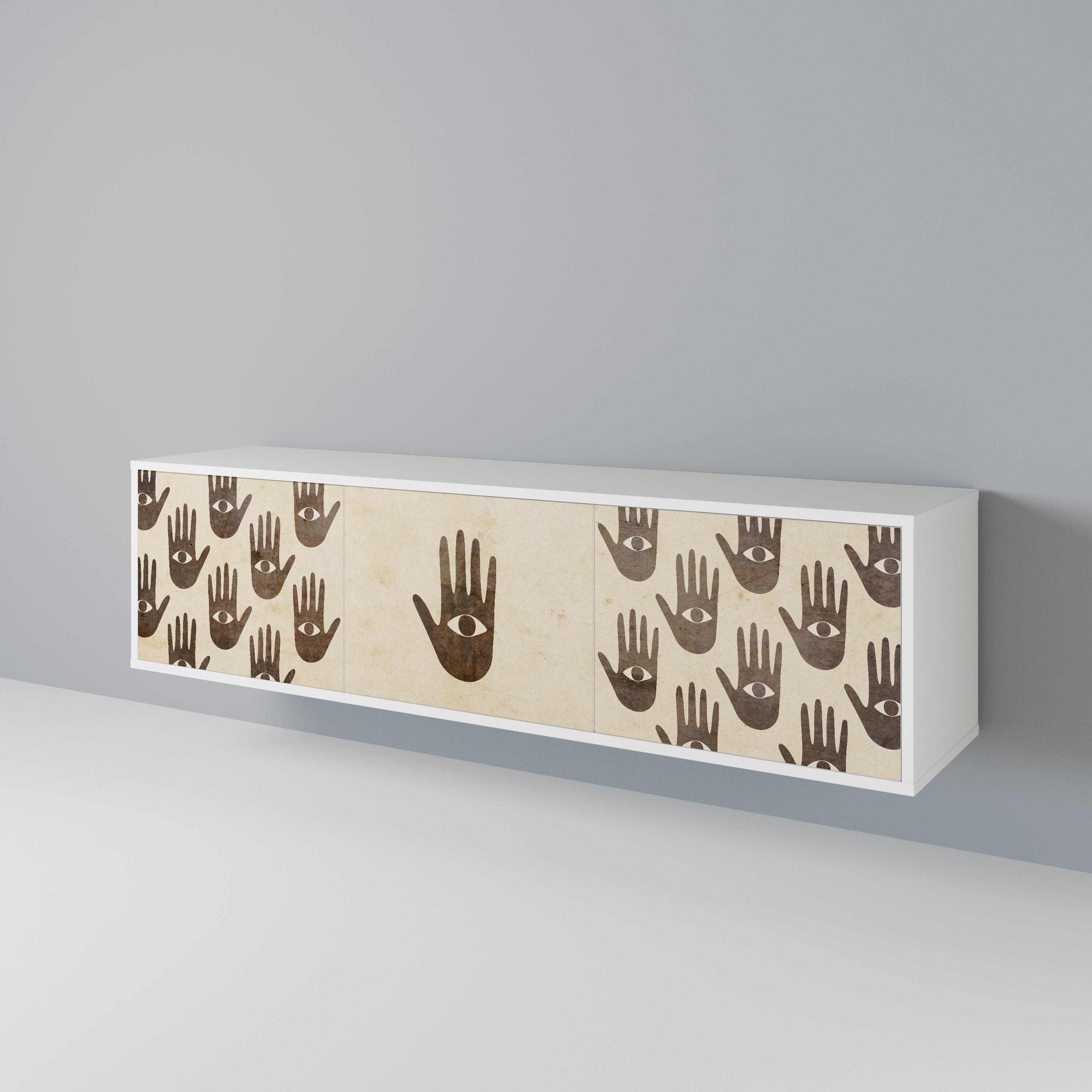 SEE MORE Mueble de TV de 3 Puertas