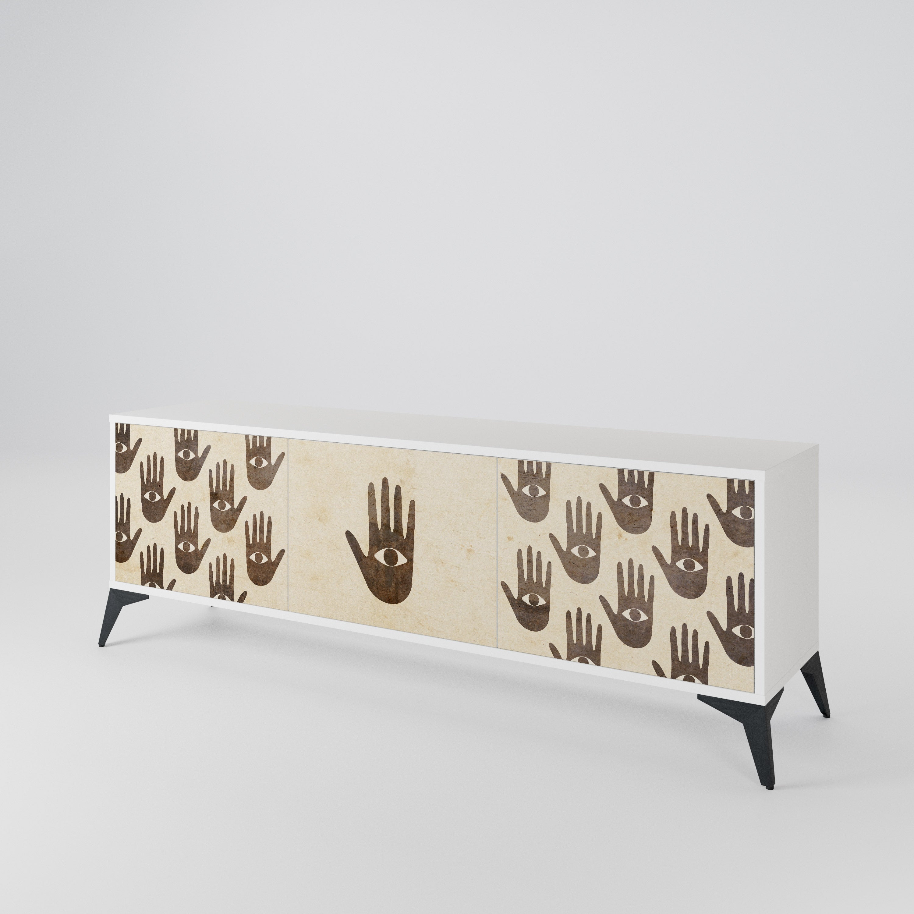 SEE MORE Mueble de TV de 3 Puertas