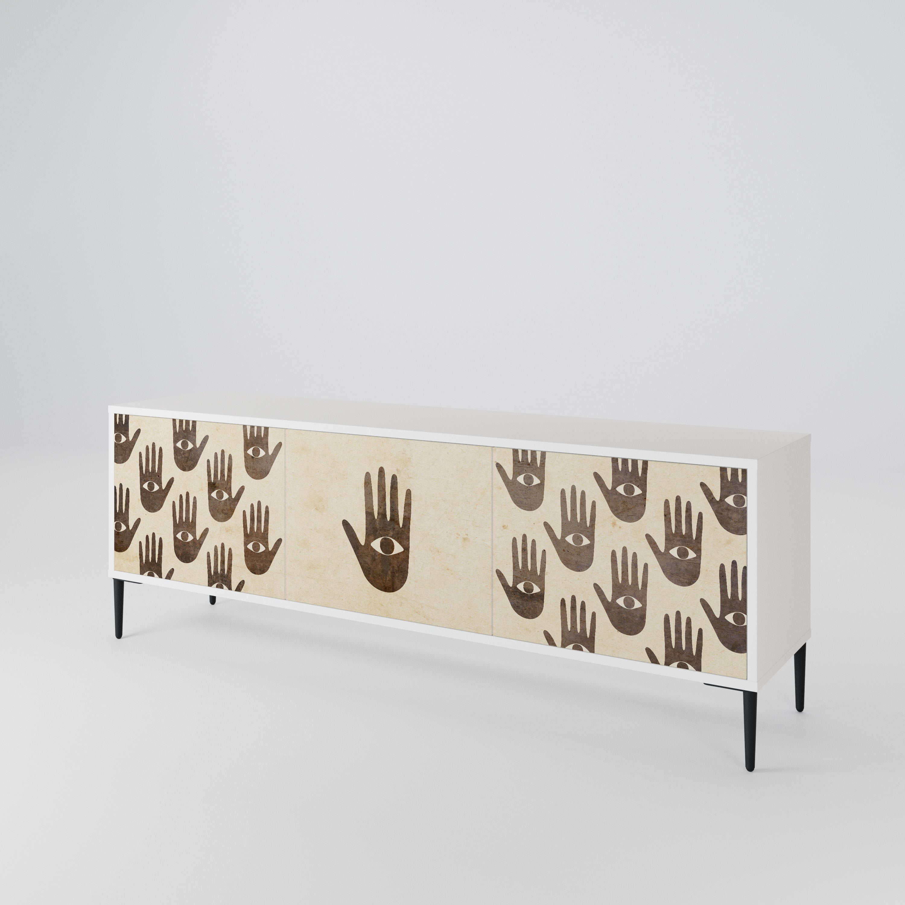 SEE MORE Mueble de TV de 3 Puertas
