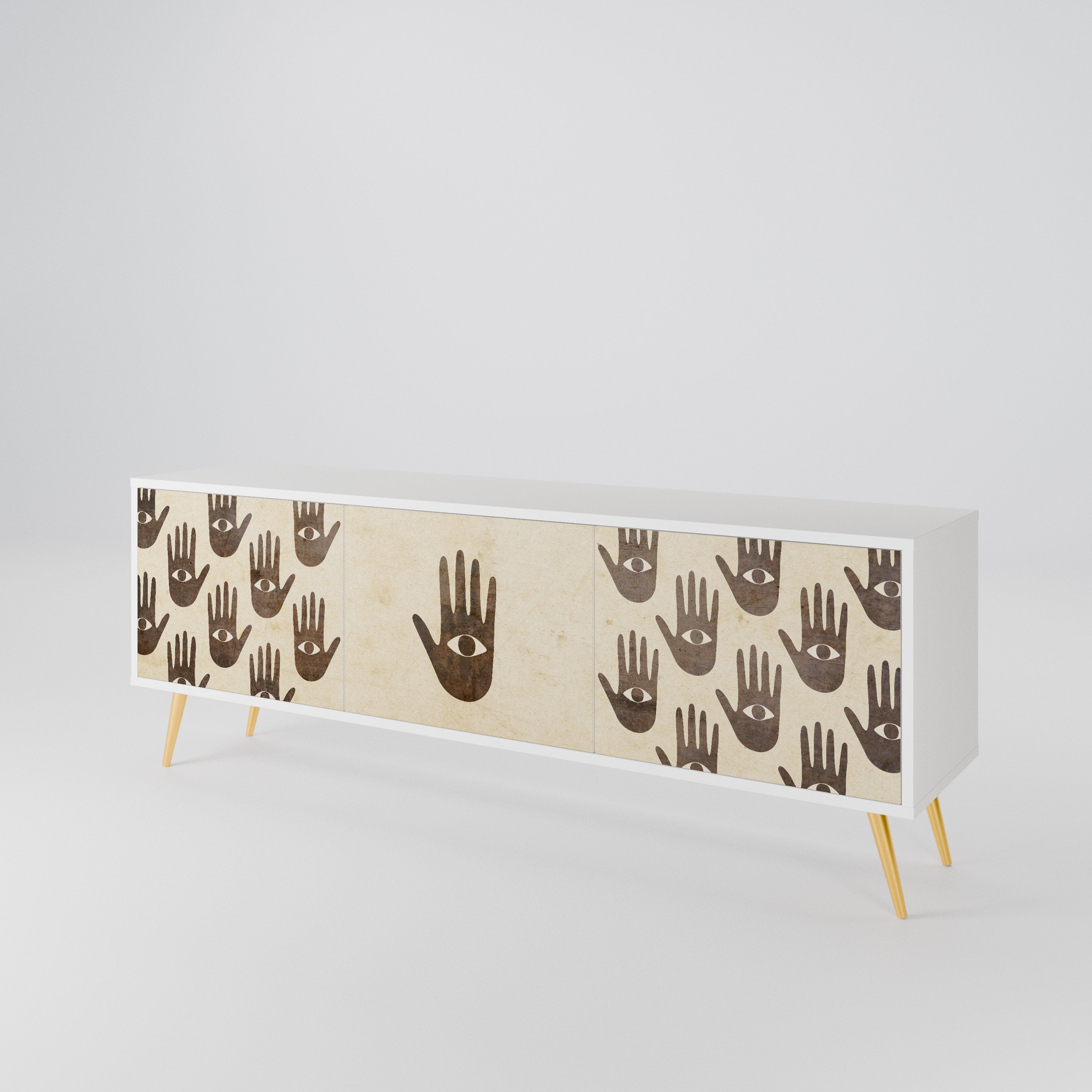 SEE MORE Mueble de TV de 3 Puertas