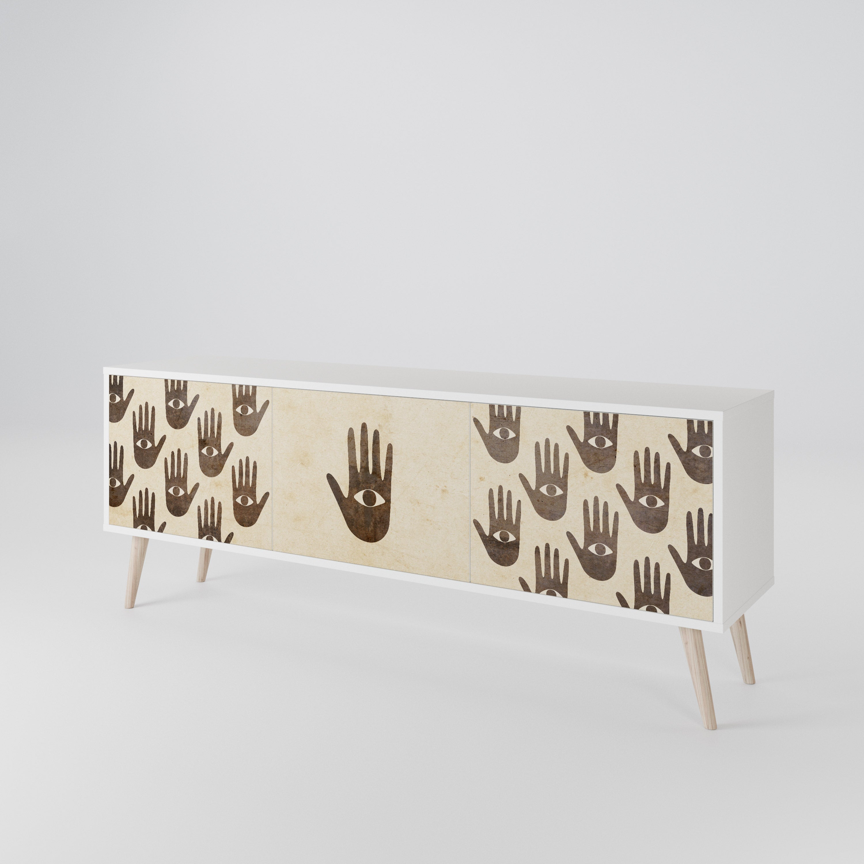 SEE MORE Mueble de TV de 3 Puertas