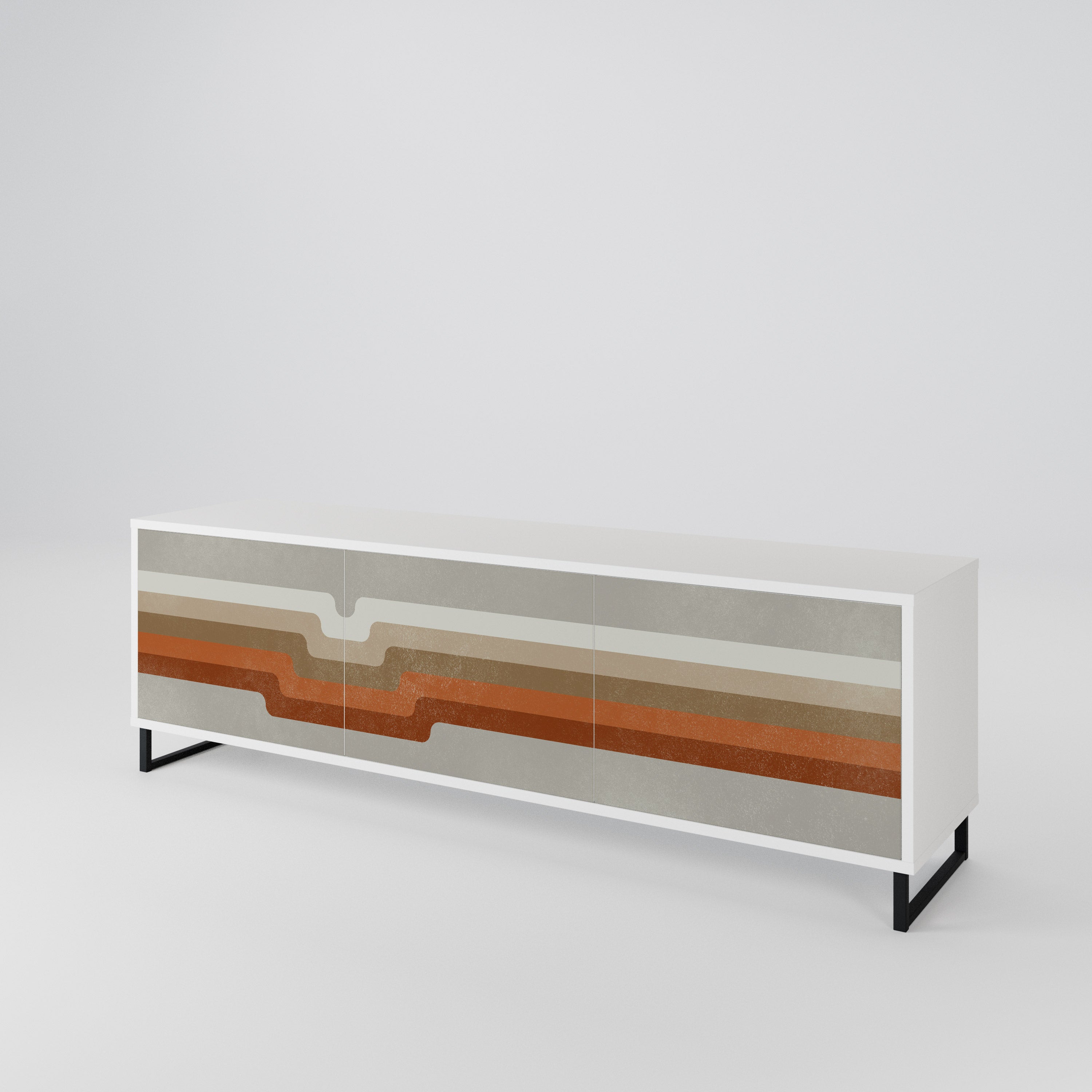 PECULIAR TRAIL 3-Door TV Cabinet