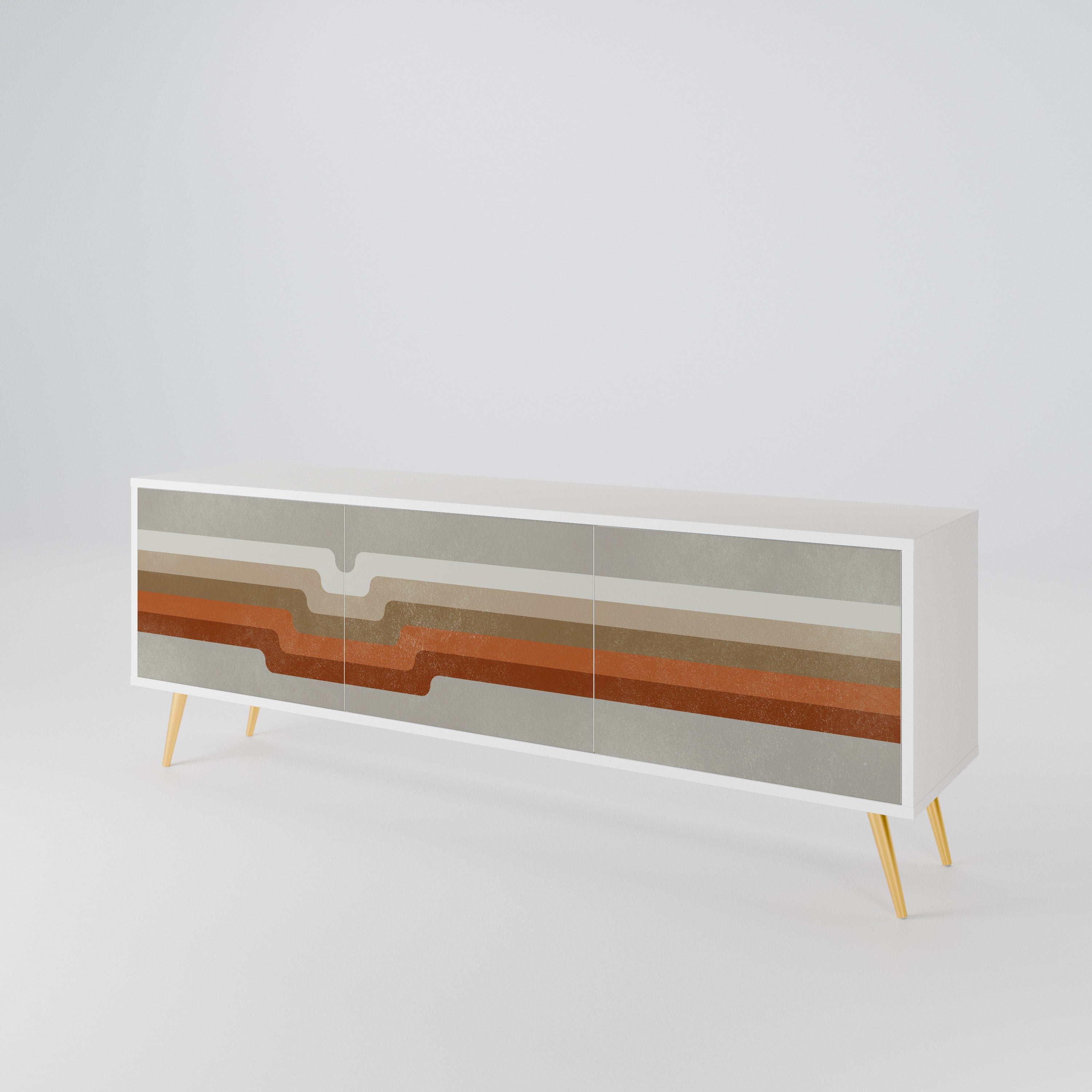 PECULIAR TRAIL 3-Door TV Cabinet