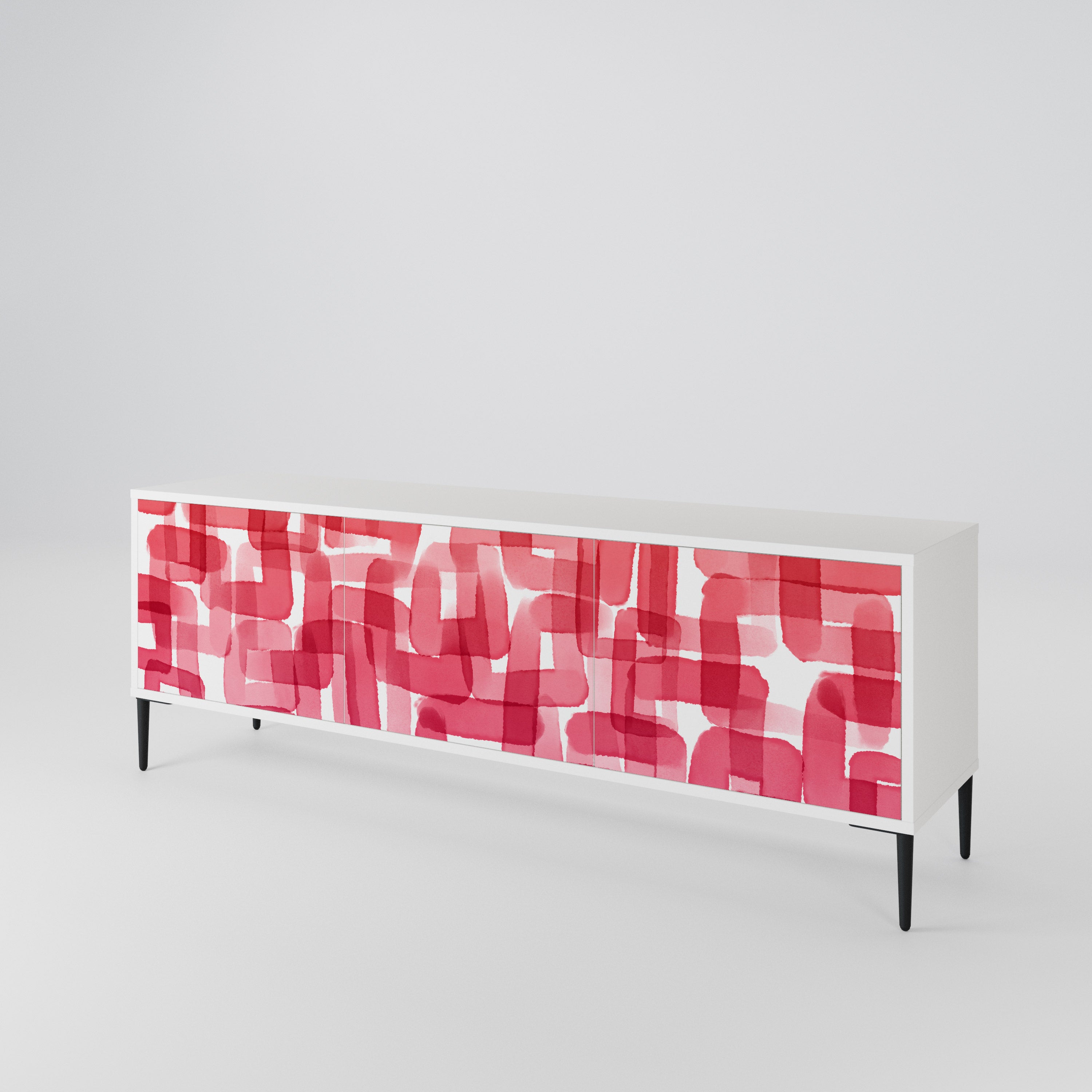 KALEIDOSCOPIC CUBISM Mueble de TV de 3 Puertas