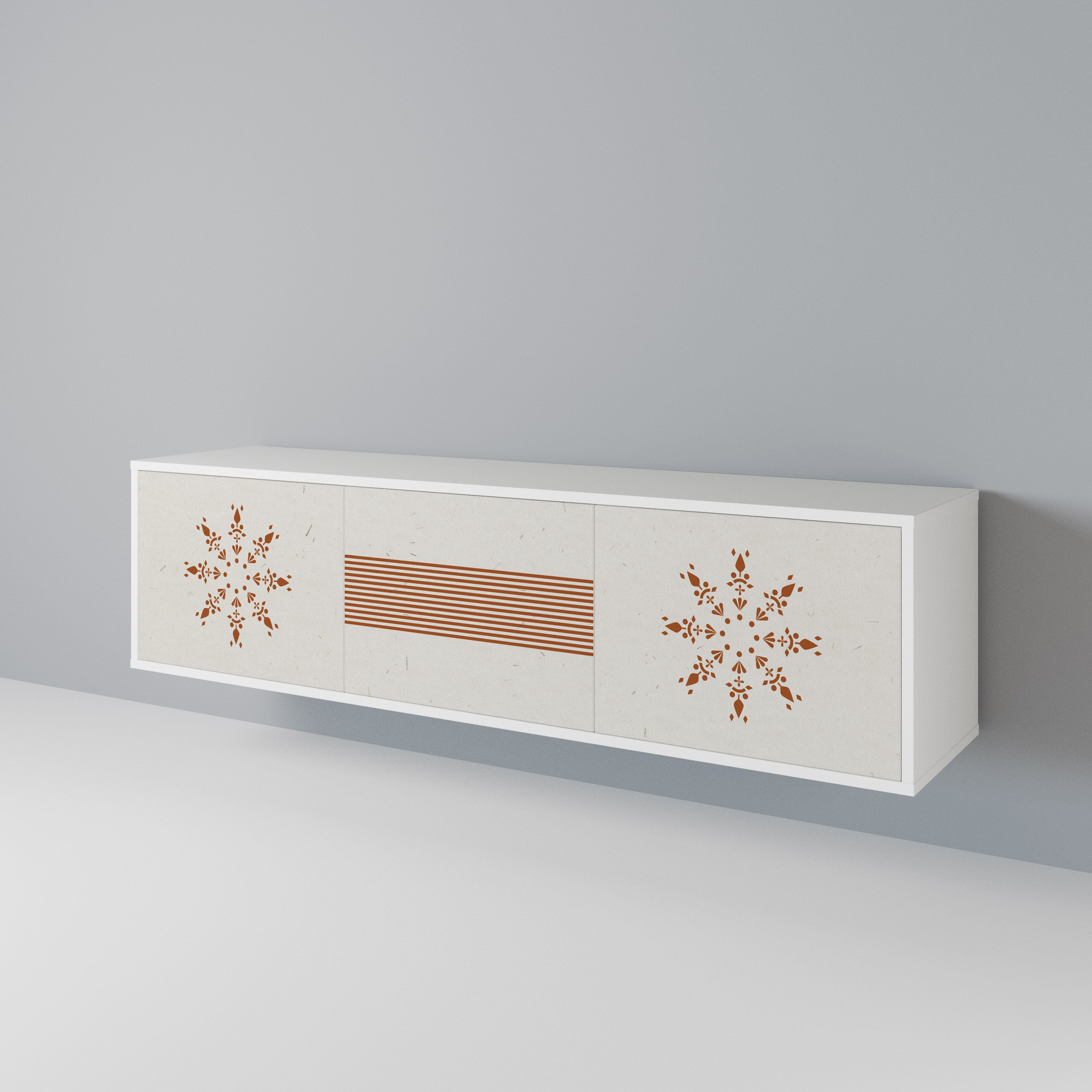 DAILY HARMONY Mueble de TV de 3 Puertas