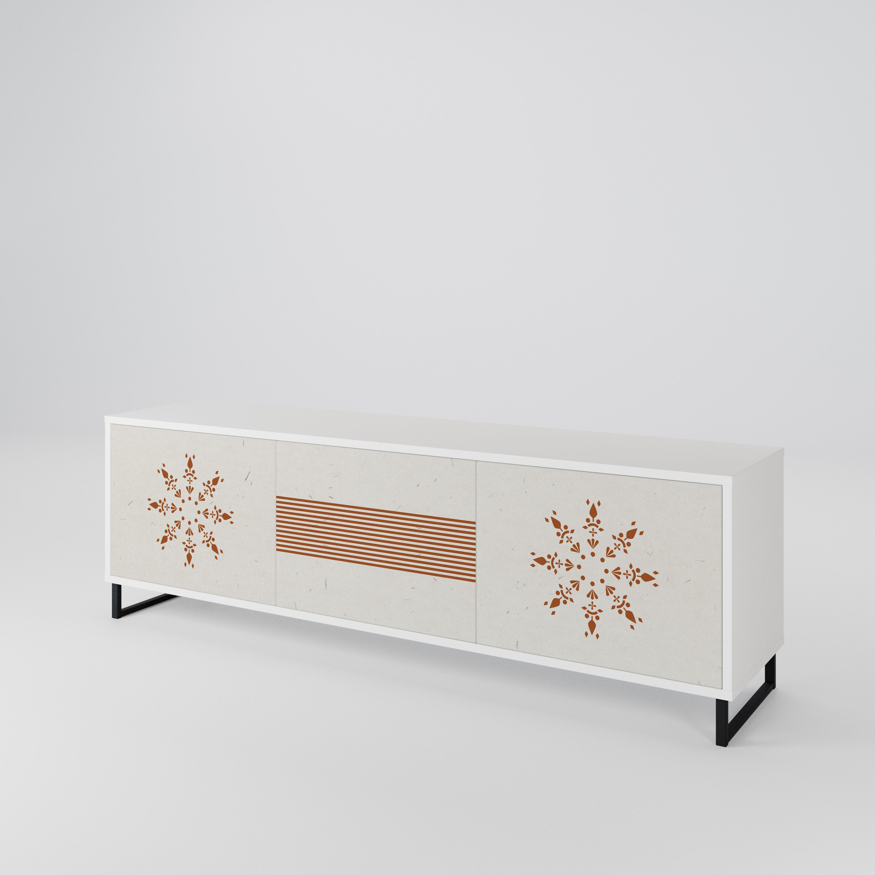 DAILY HARMONY Mueble de TV de 3 Puertas