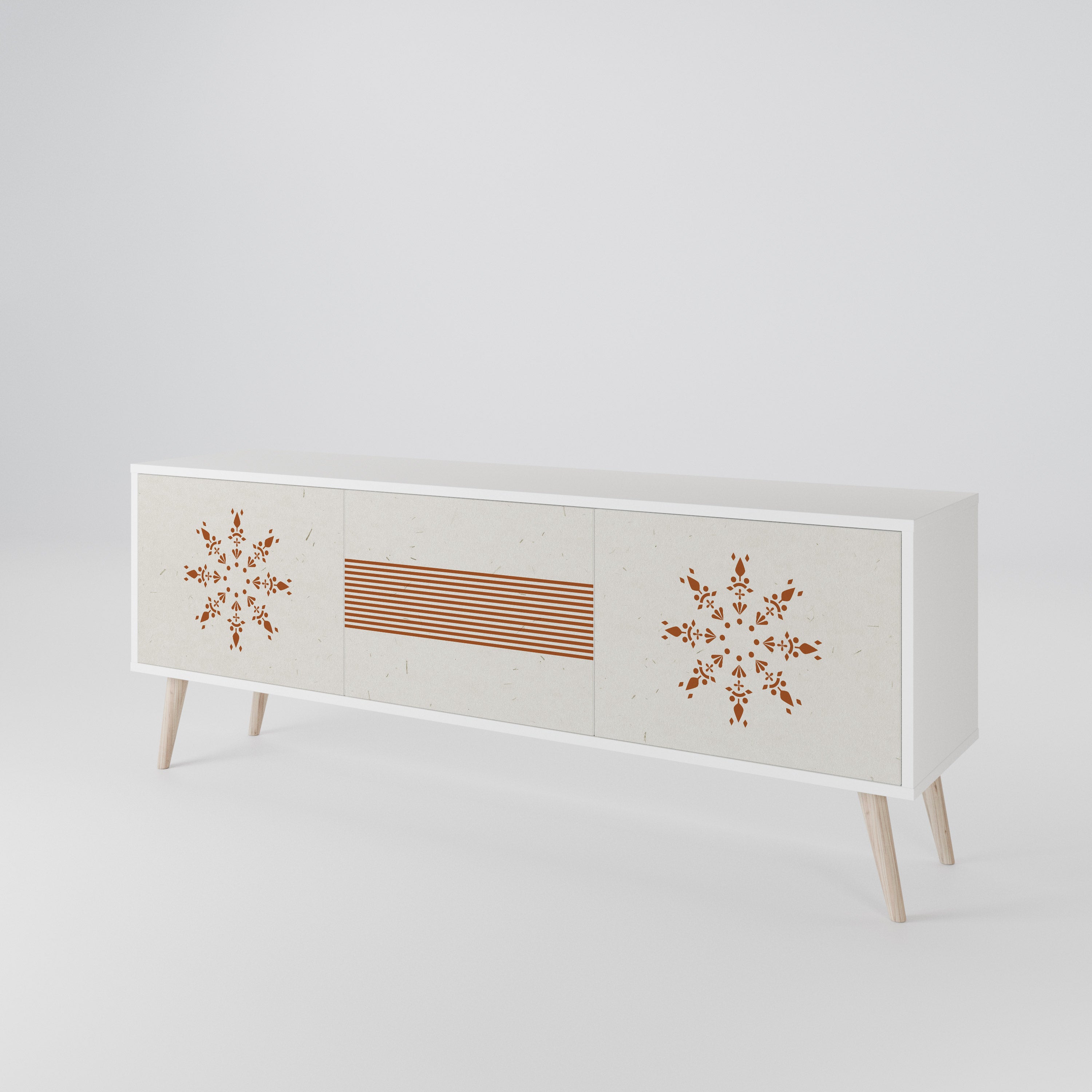 DAILY HARMONY Mueble de TV de 3 Puertas