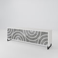 CIRCLE CONCRETE 3-Door TV Cabinet