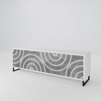 CIRCLE CONCRETE 3-Door TV Cabinet