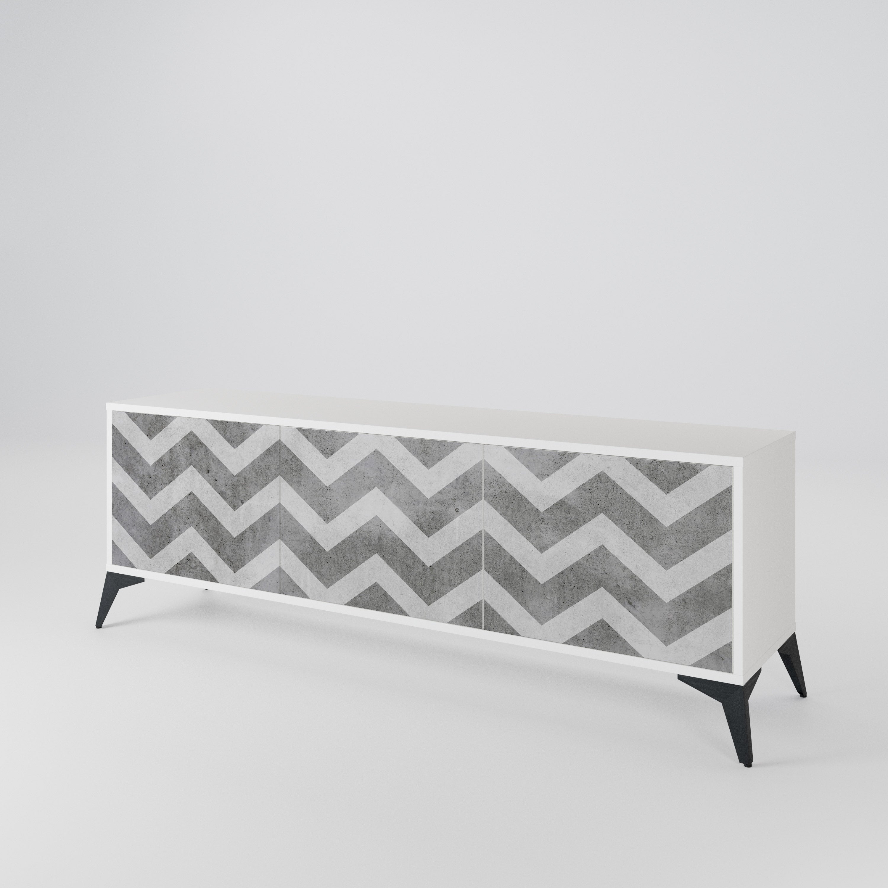 TOUGH ZIG ZAG Mueble de TV de 3 Puertas