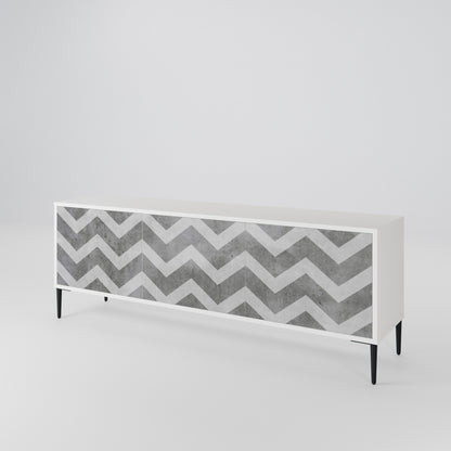 TOUGH ZIG ZAG Móvel de TV de 3 Portas
