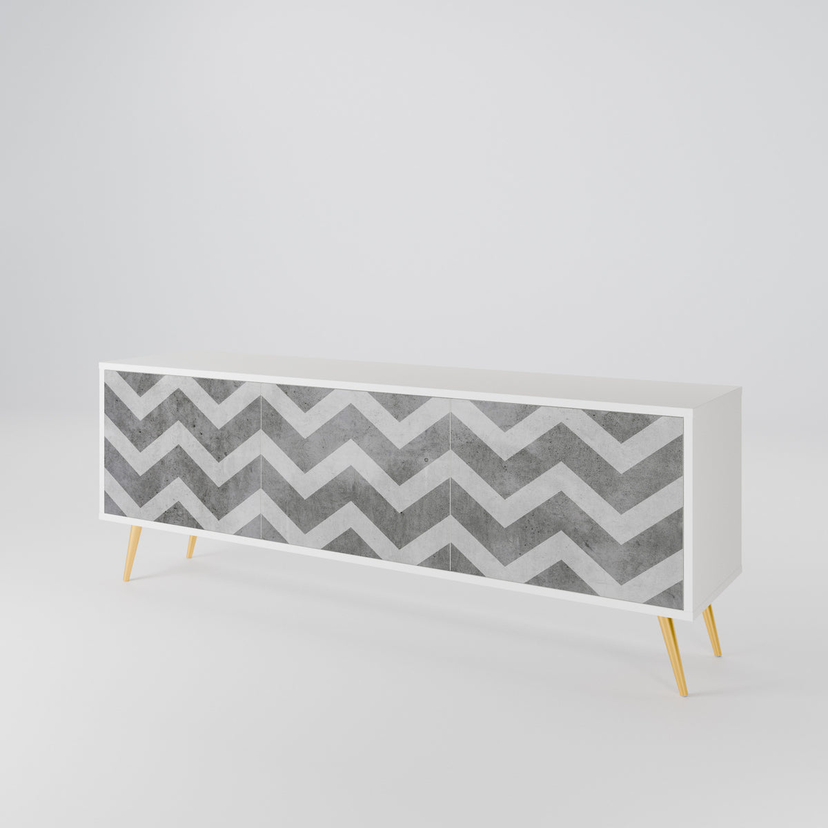 TOUGH ZIG ZAG Móvel de TV de 3 Portas