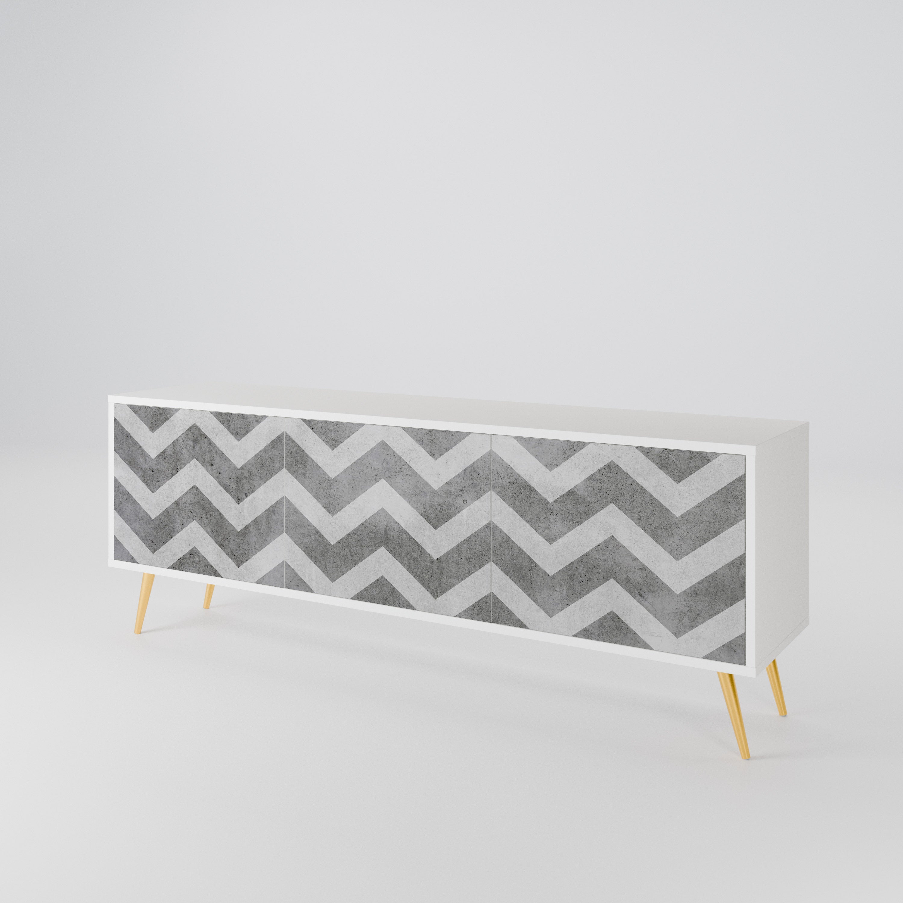 TOUGH ZIG ZAG Mueble de TV de 3 Puertas