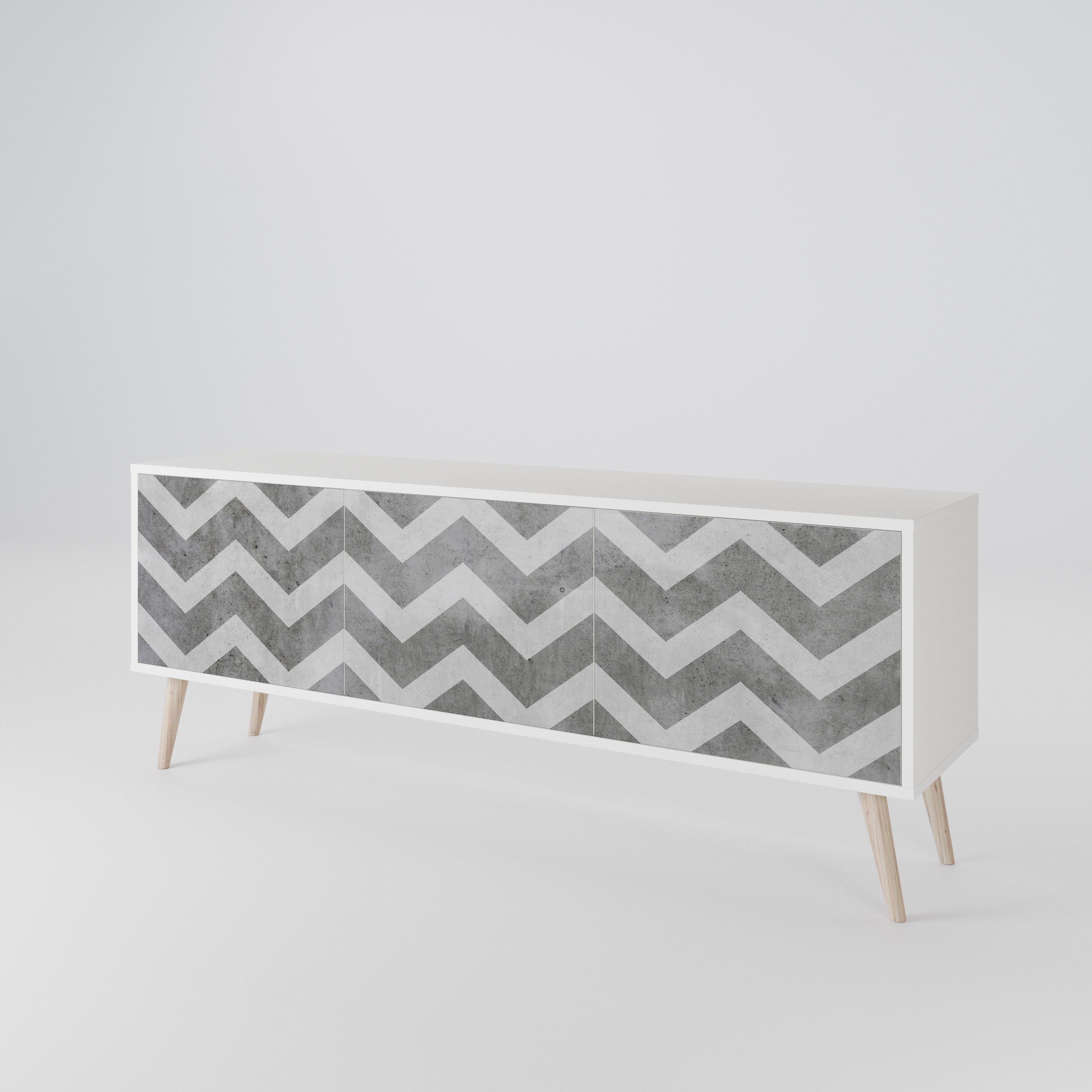 TOUGH ZIG ZAG Mueble de TV de 3 Puertas