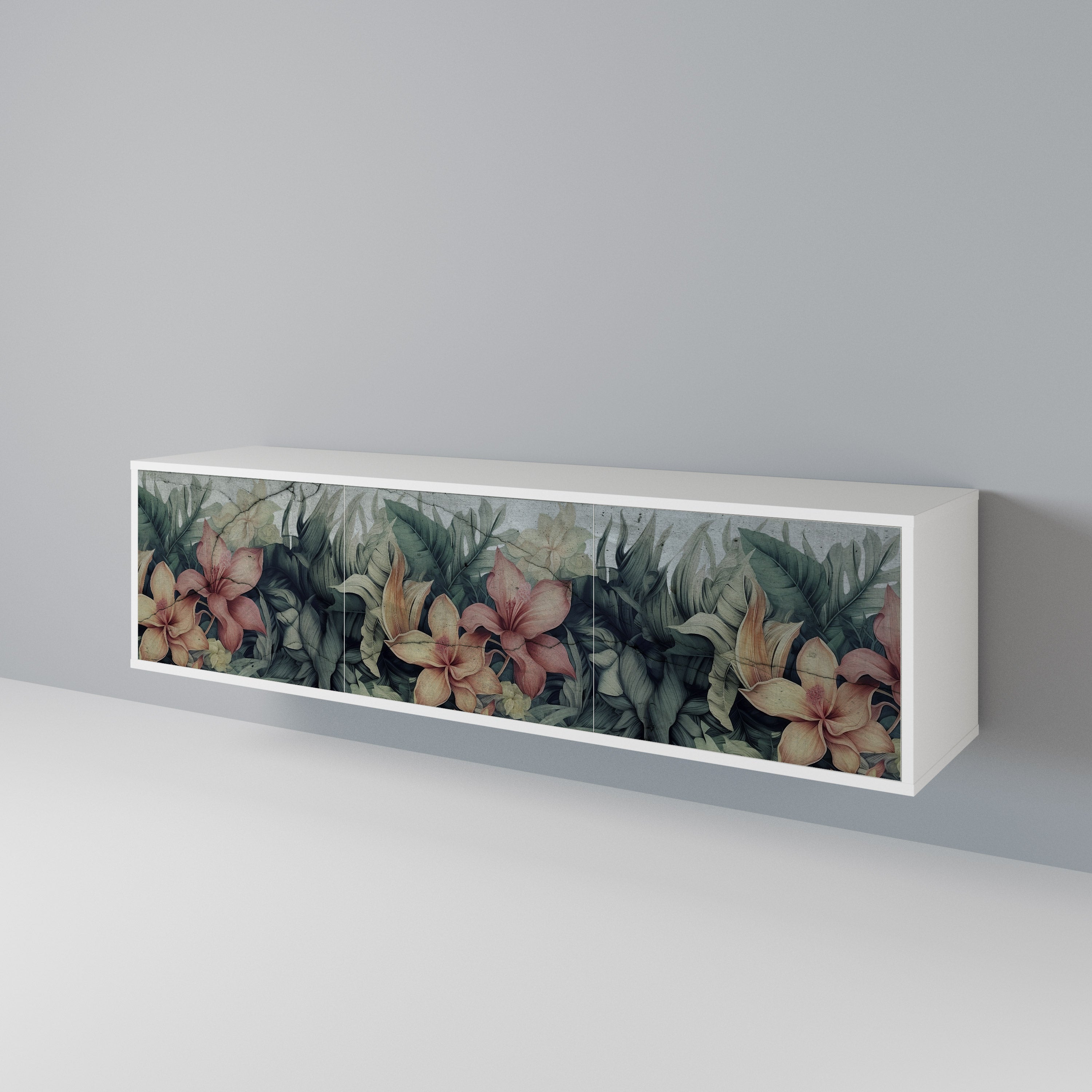 HEAVENLY BLOOM Mueble de TV de 3 Puertas