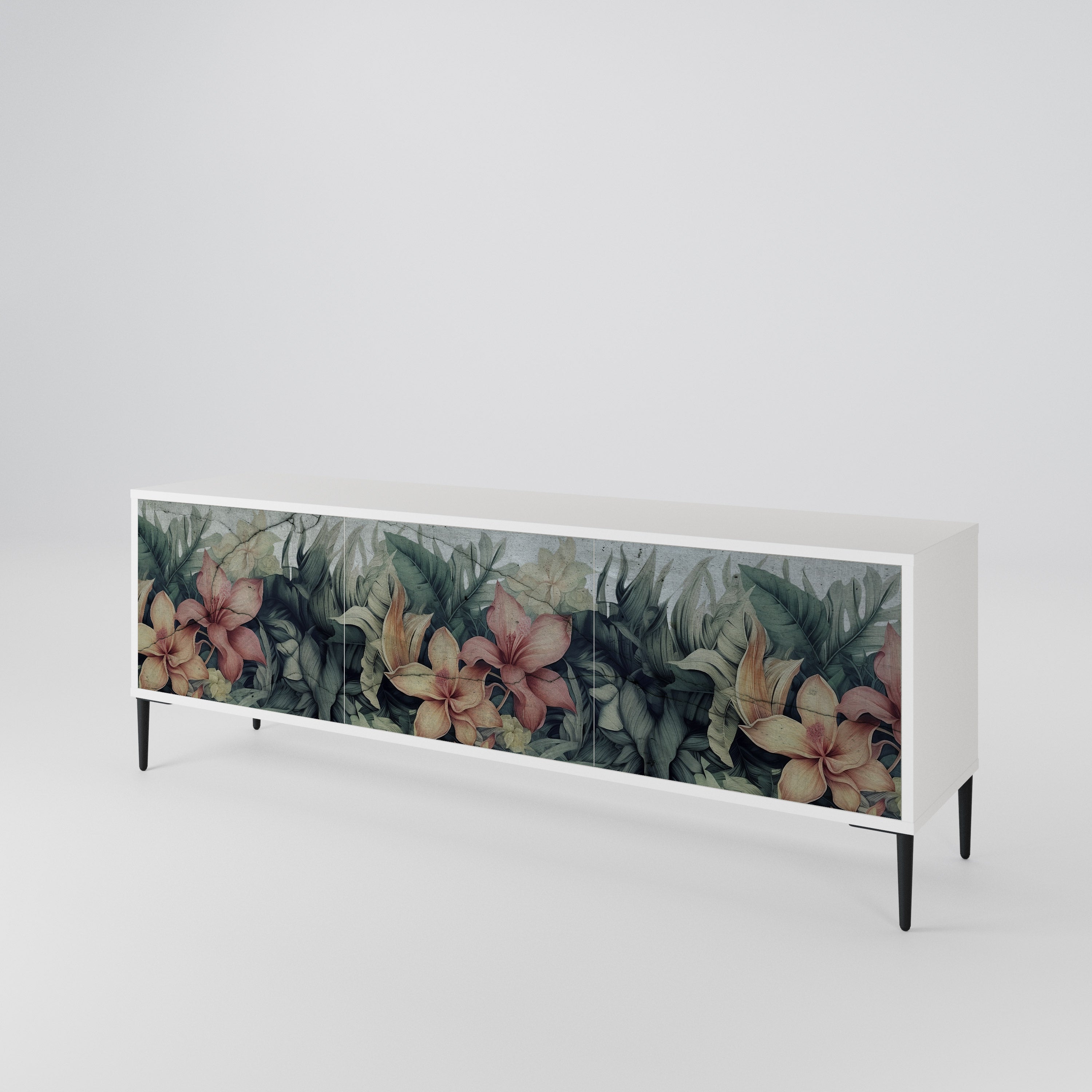 HEAVENLY BLOOM Mueble de TV de 3 Puertas