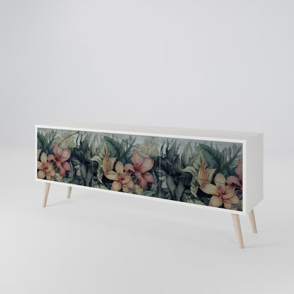 HEAVENLY BLOOM Mueble de TV de 3 Puertas