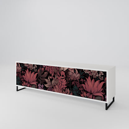 FLORAL WHISPER Móvel de TV de 3 Portas