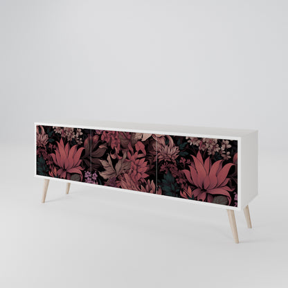 FLORAL WHISPER Móvel de TV de 3 Portas